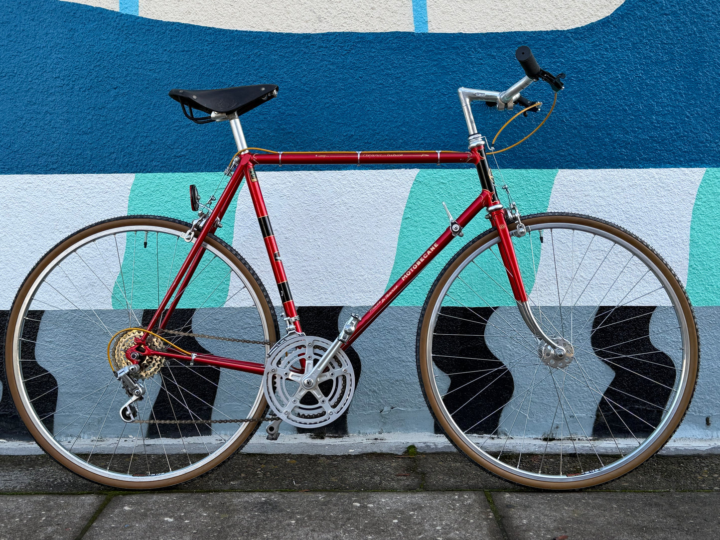 Motobecane Grand Jubilee road bike 57cm French Swiss custom refurbished