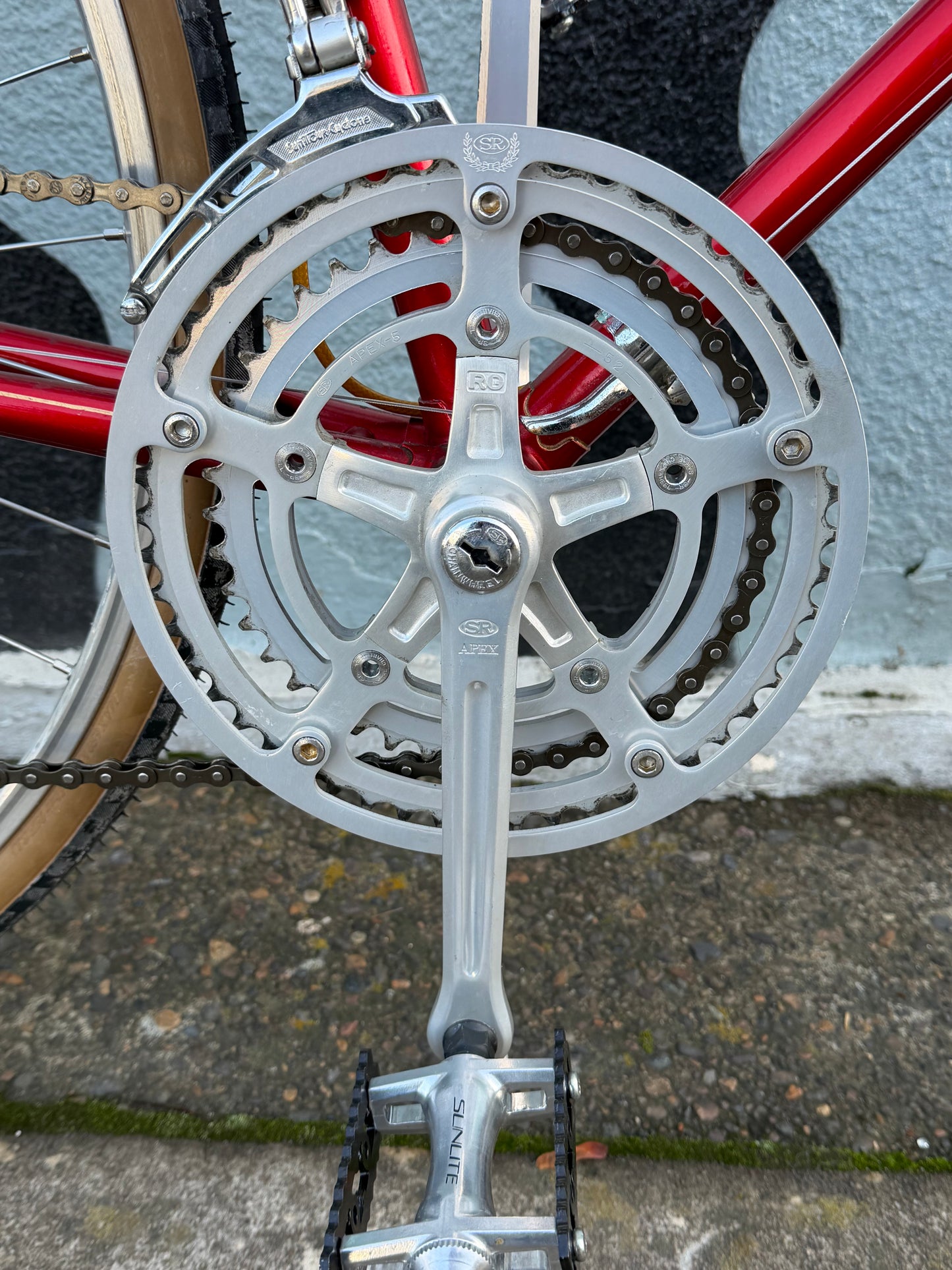 Motobecane Grand Jubilee road bike 57cm French Swiss custom refurbished