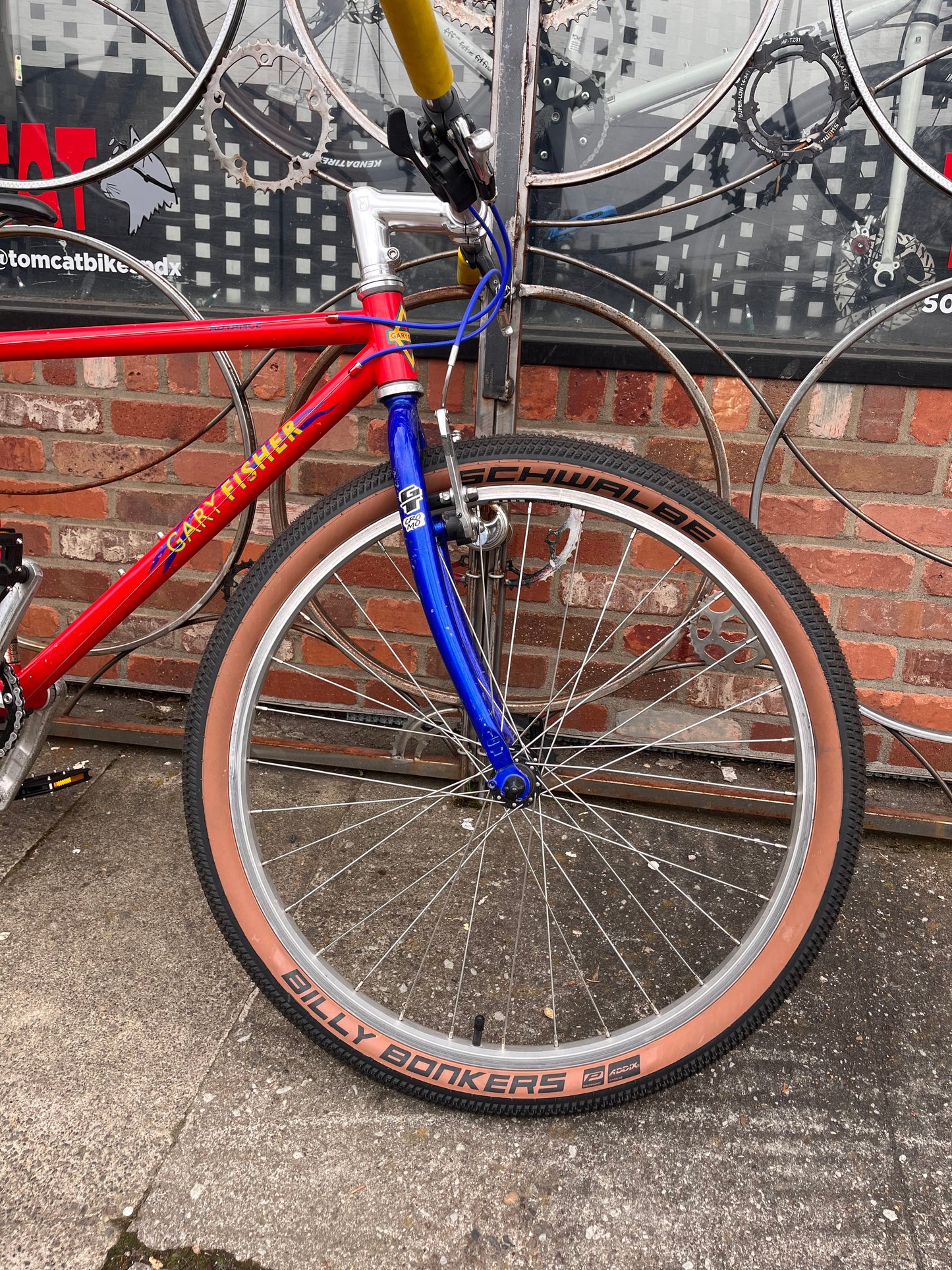 Gary Fisher Advance vintage mountain bike 16” red custom refurbished