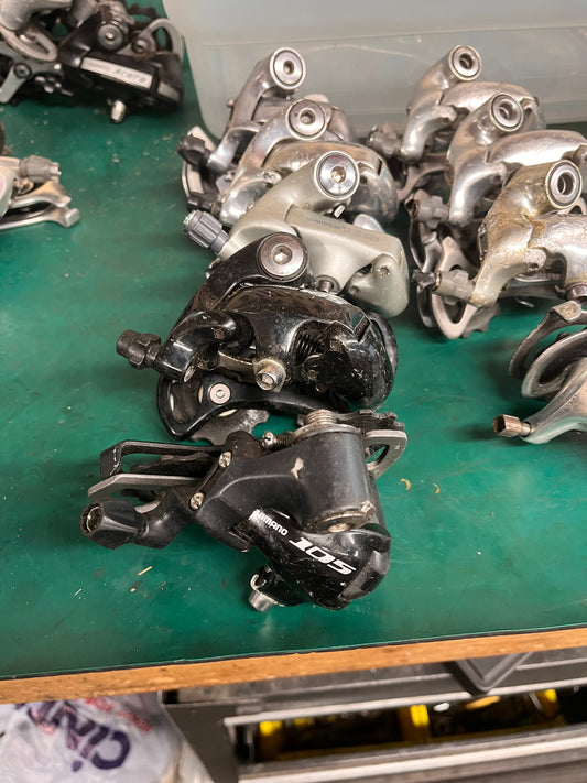 Lot of Shimano short cage index derailleurs- CLEARANCE