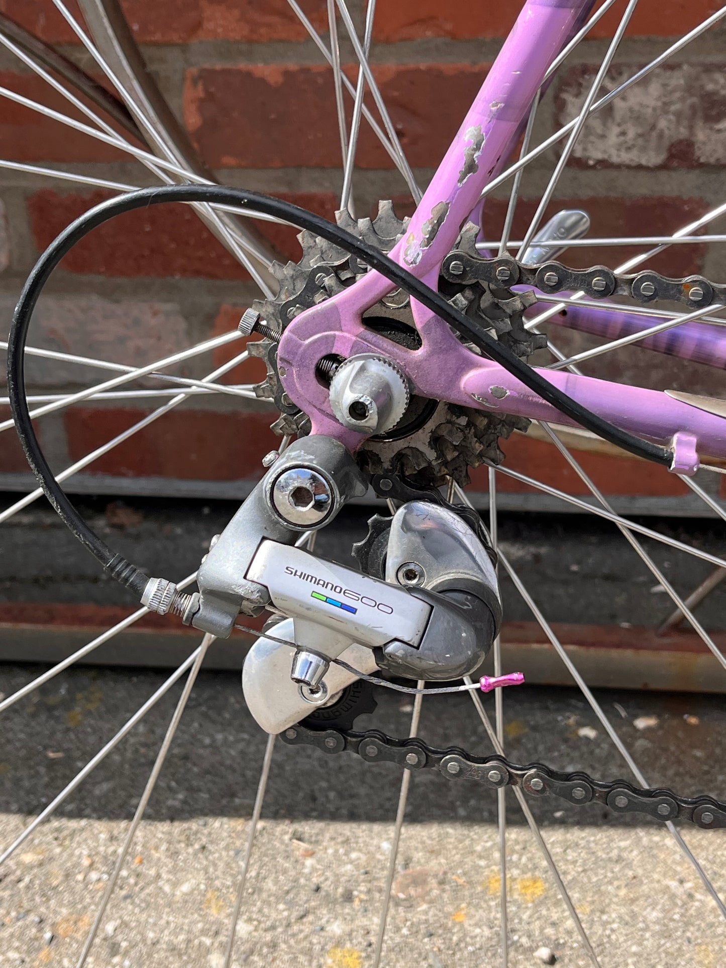 Centurion Ironman Master triathlon bike Dave Scott signature 58cm frame 700c wheels shimano 600 2x7 custom refurbished