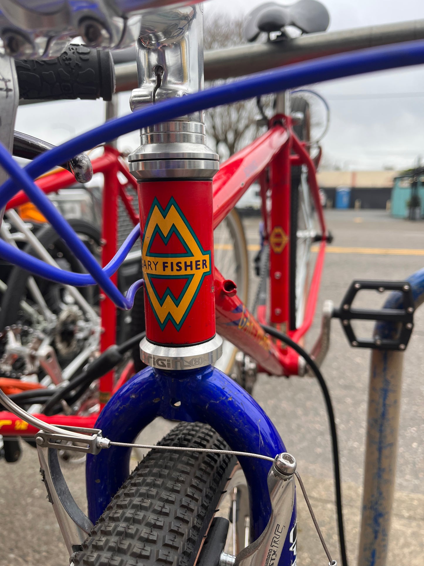 Gary Fisher Advance vintage mountain bike 16” red custom refurbished