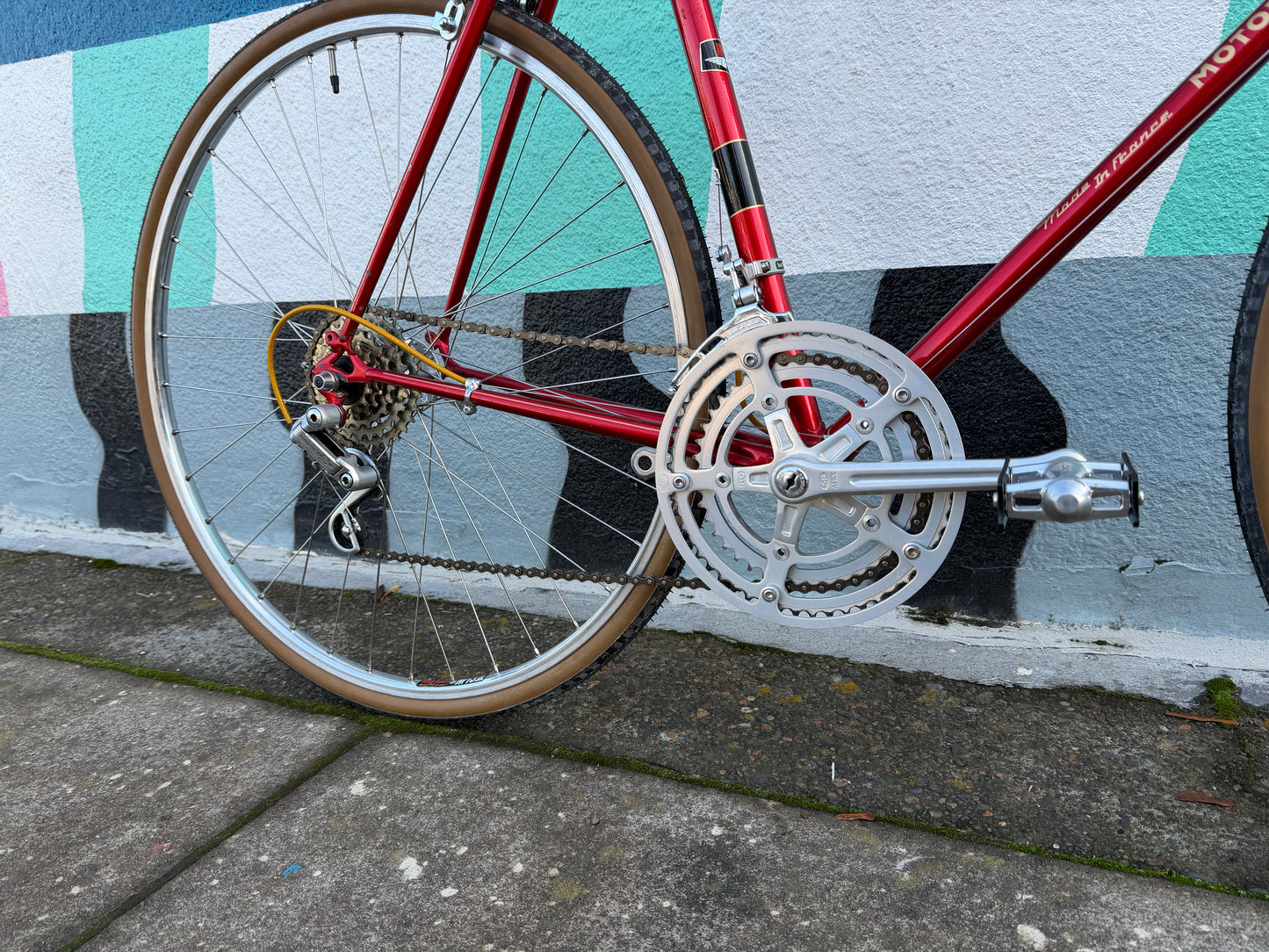 Motobecane Grand Jubilee road bike 57cm French Swiss custom refurbished