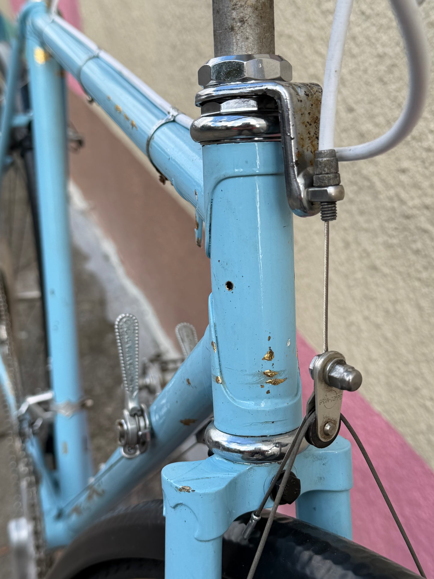 Carlton road bike vintage 60s 70s era, 55cm frame campag parts kintsugi custom refurbished