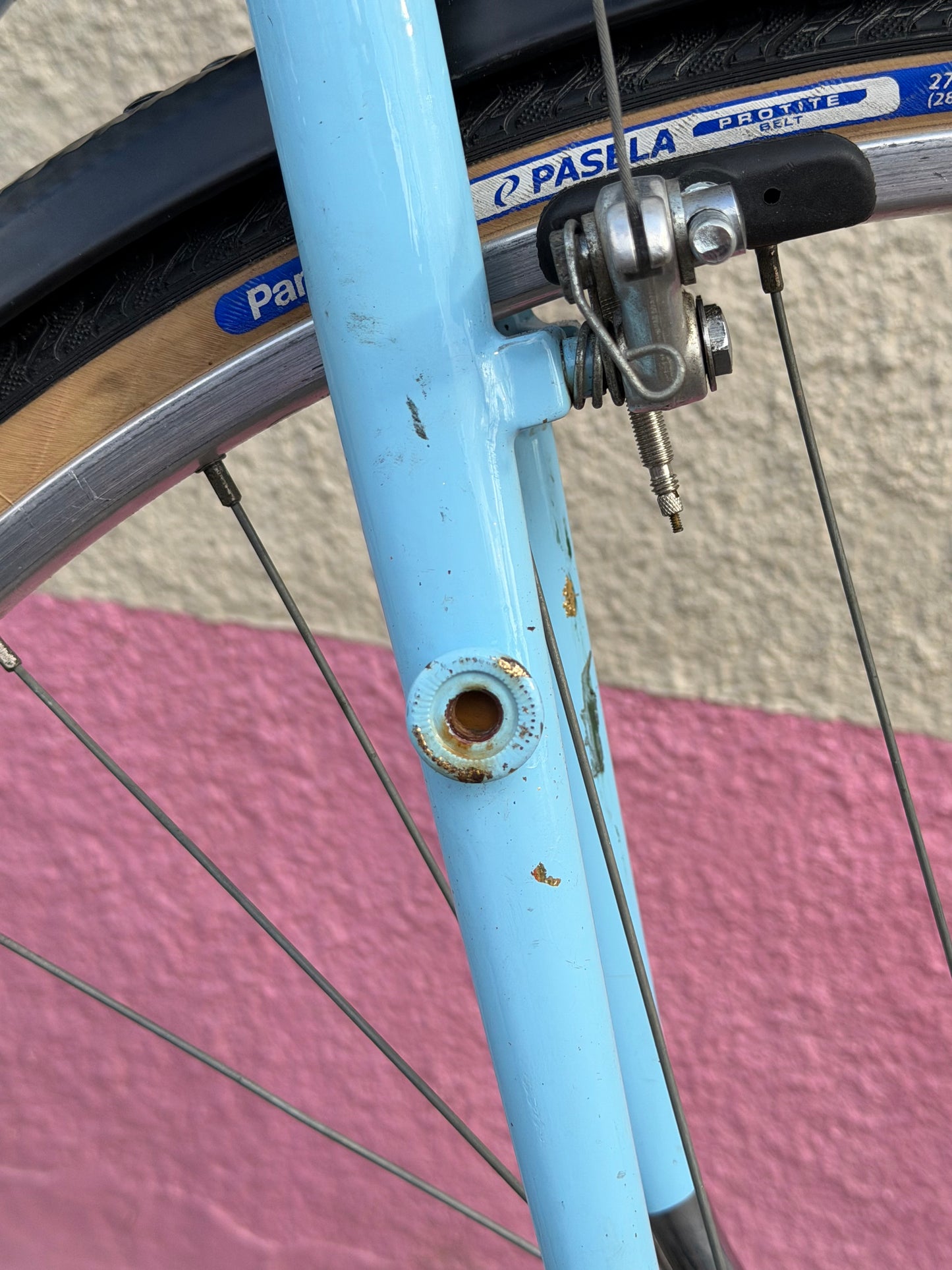 Carlton road bike vintage 60s 70s era, 55cm frame campag parts kintsugi custom refurbished