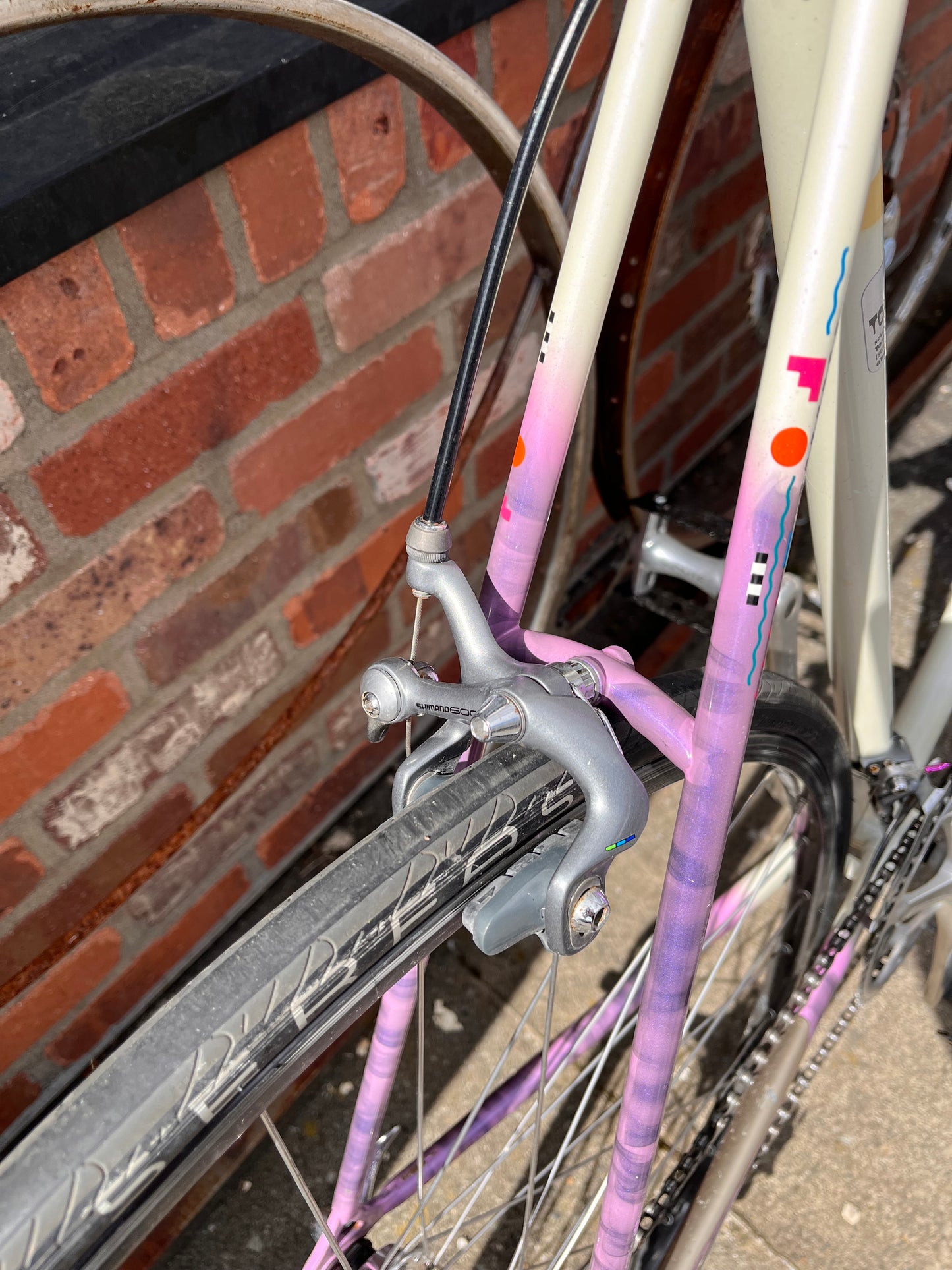 Centurion Ironman Master triathlon bike Dave Scott signature 58cm frame 700c wheels shimano 600 2x7 custom refurbished