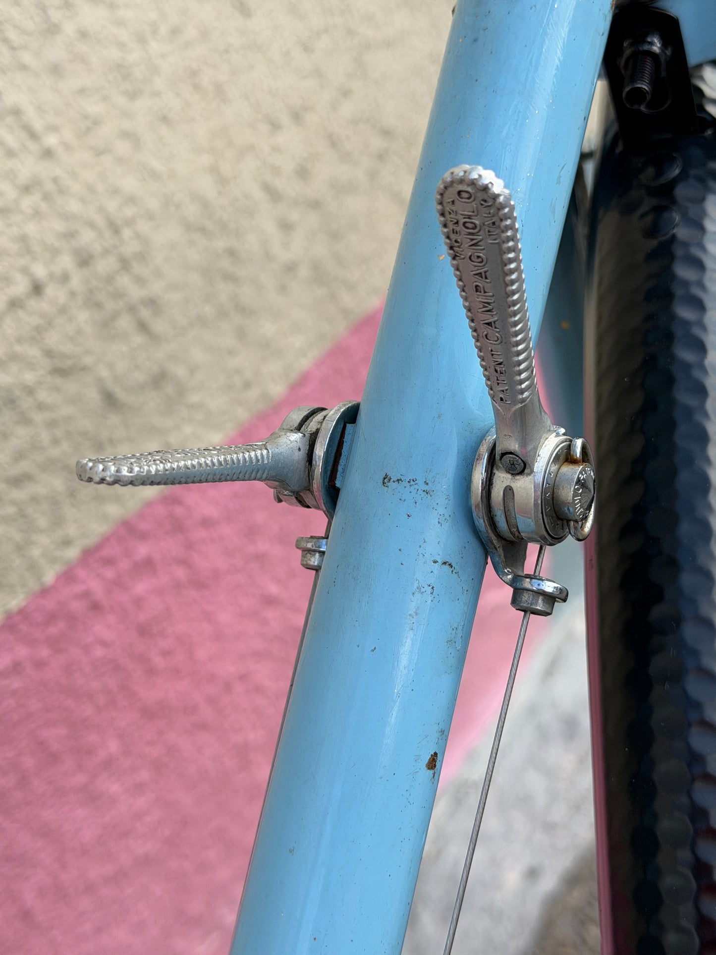 Carlton road bike vintage 60s 70s era, 55cm frame campag parts kintsugi custom refurbished