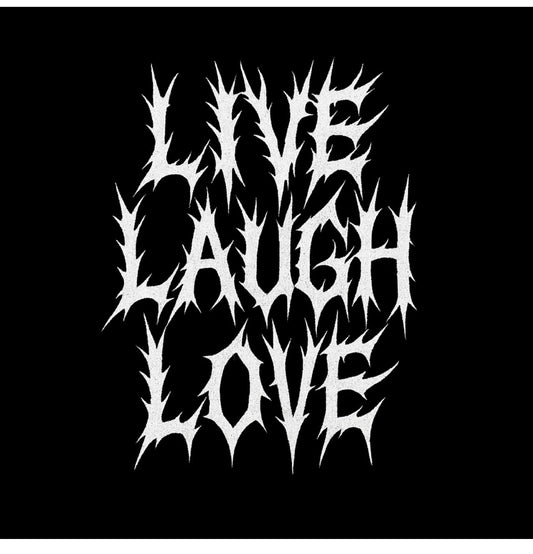 Live Laugh Love Sticker 3x3" FIVE PACK