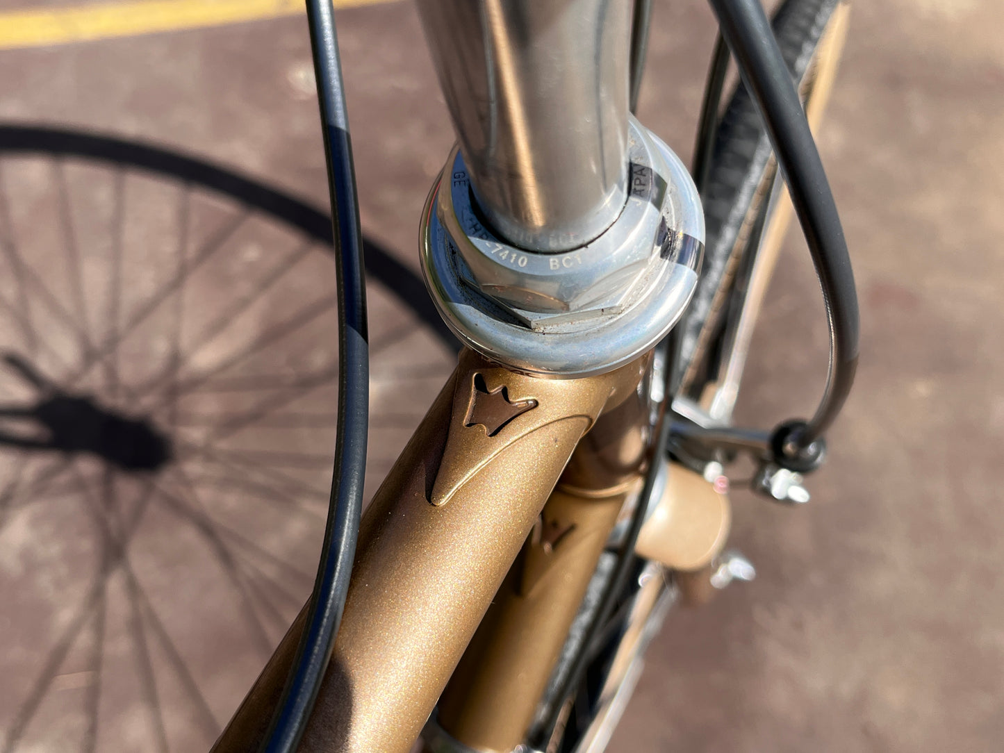 Miyata Twelve Hundred road bike 59cm Riv champagne Mustache bar custom refurbished