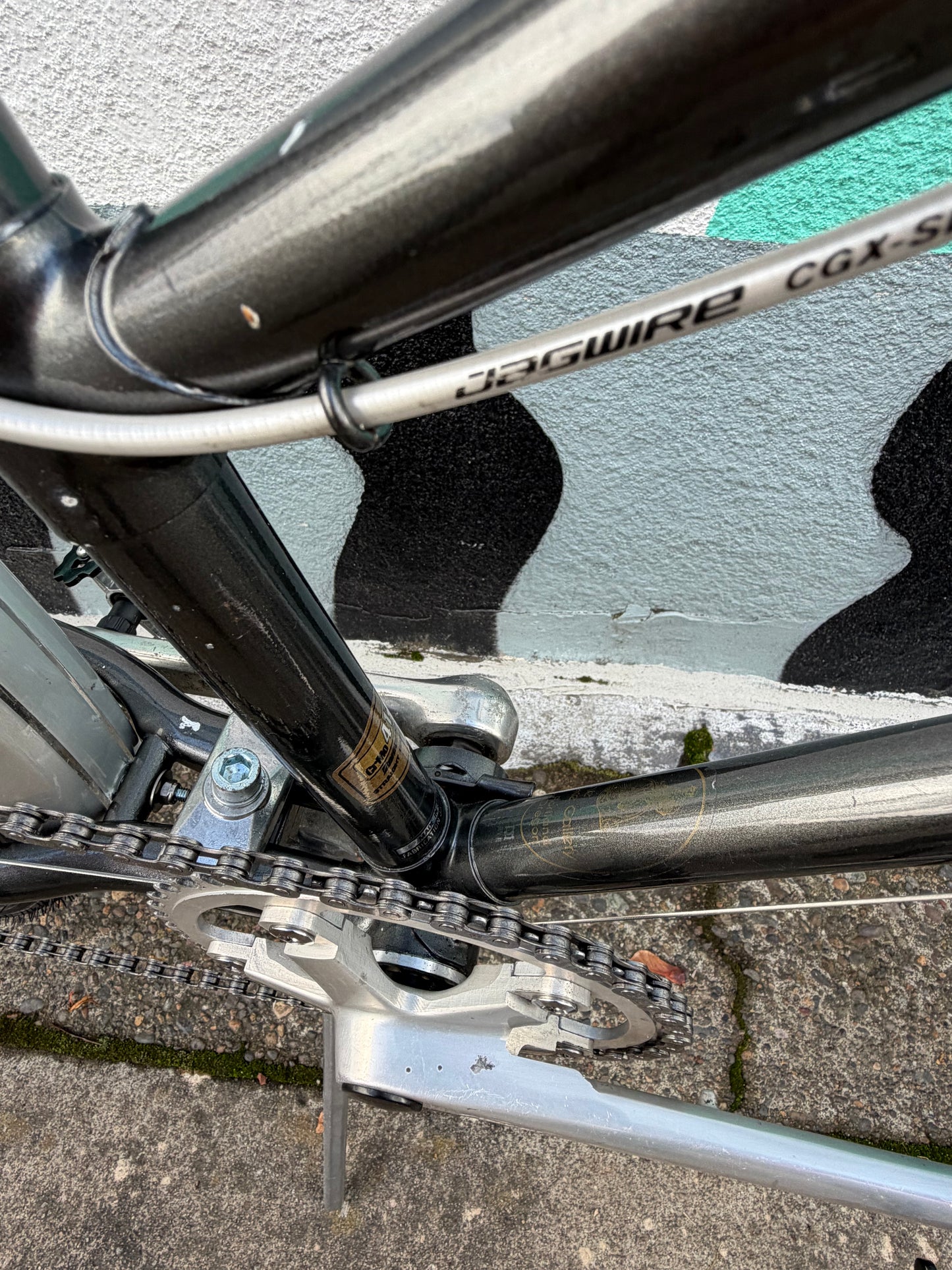 Bridgestone MB3 bike 700c wheels 19" step thru frame custom refurbished