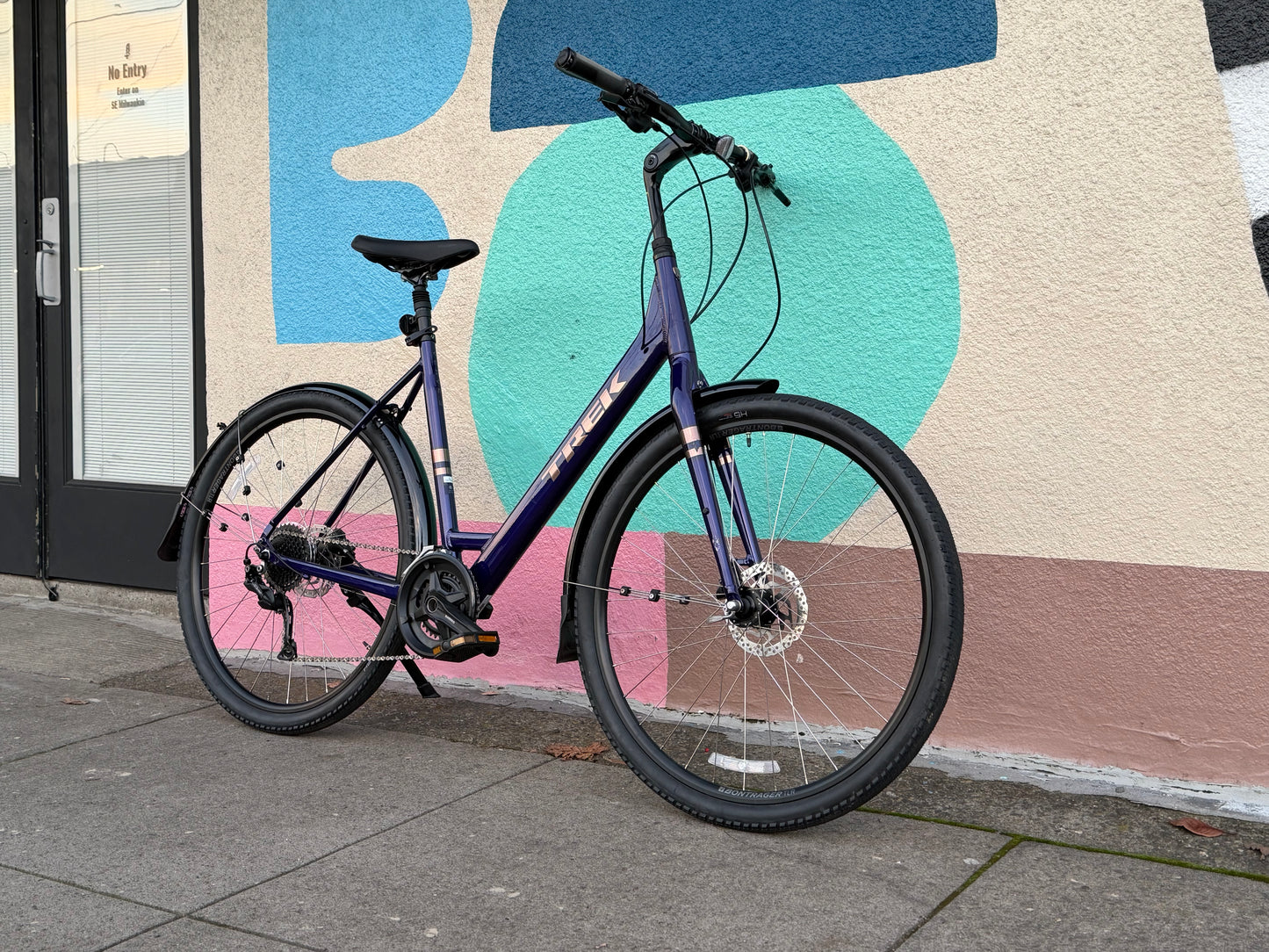 Trek verve step thru bike large custom refurbished