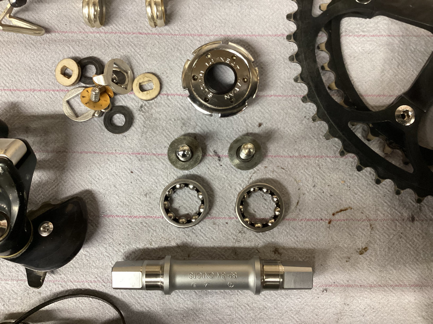 Suntour Superbe Pro group black lightning edition vintage rare!