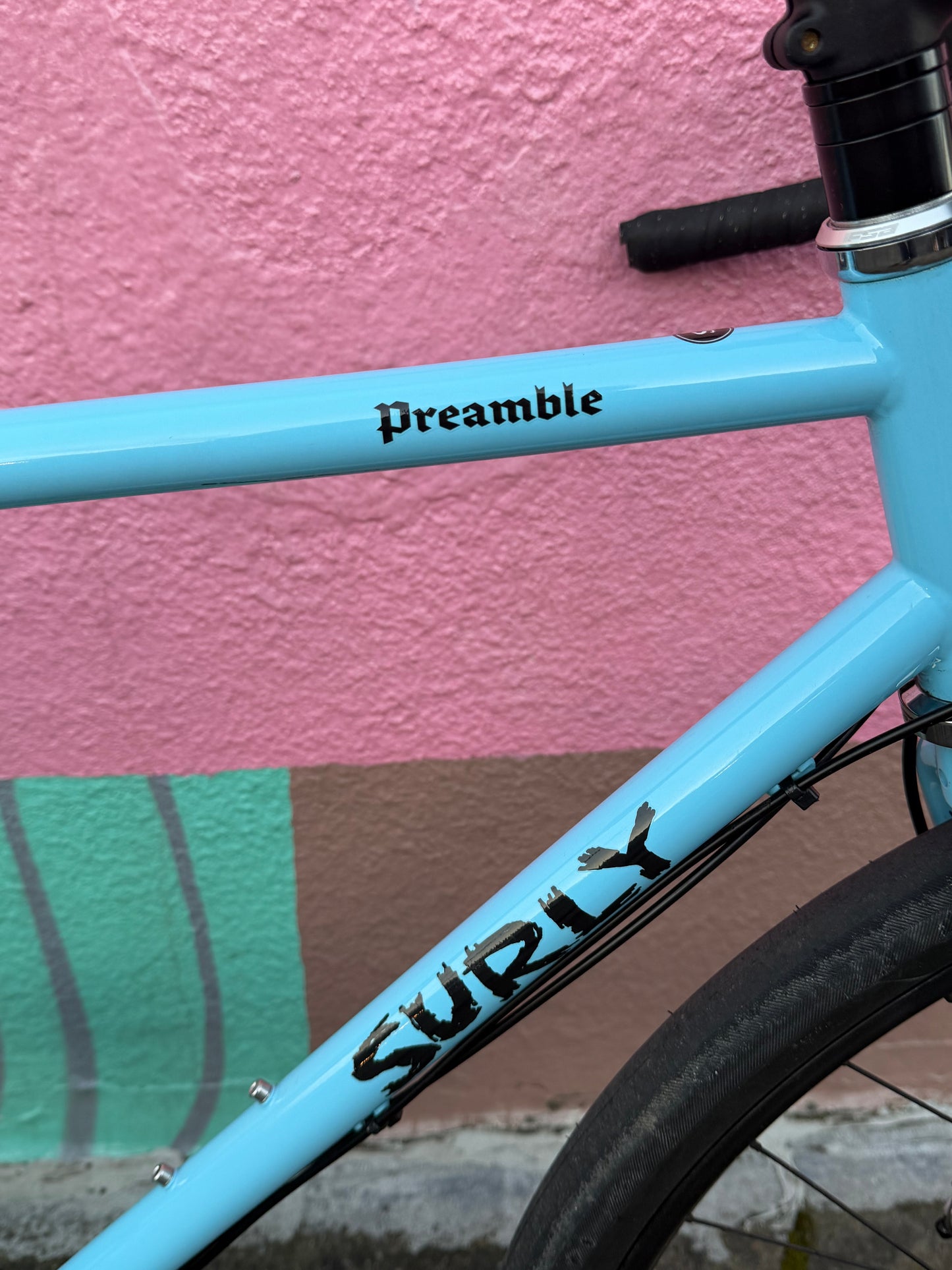 Surly Preamble Custom All-Road Bike Microshift Sword Praxis 2x10 Monkeyflower medium.