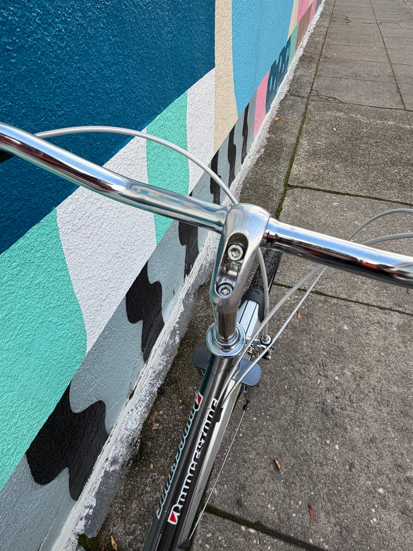 Bridgestone MB3 bike 700c wheels 19" step thru frame custom refurbished