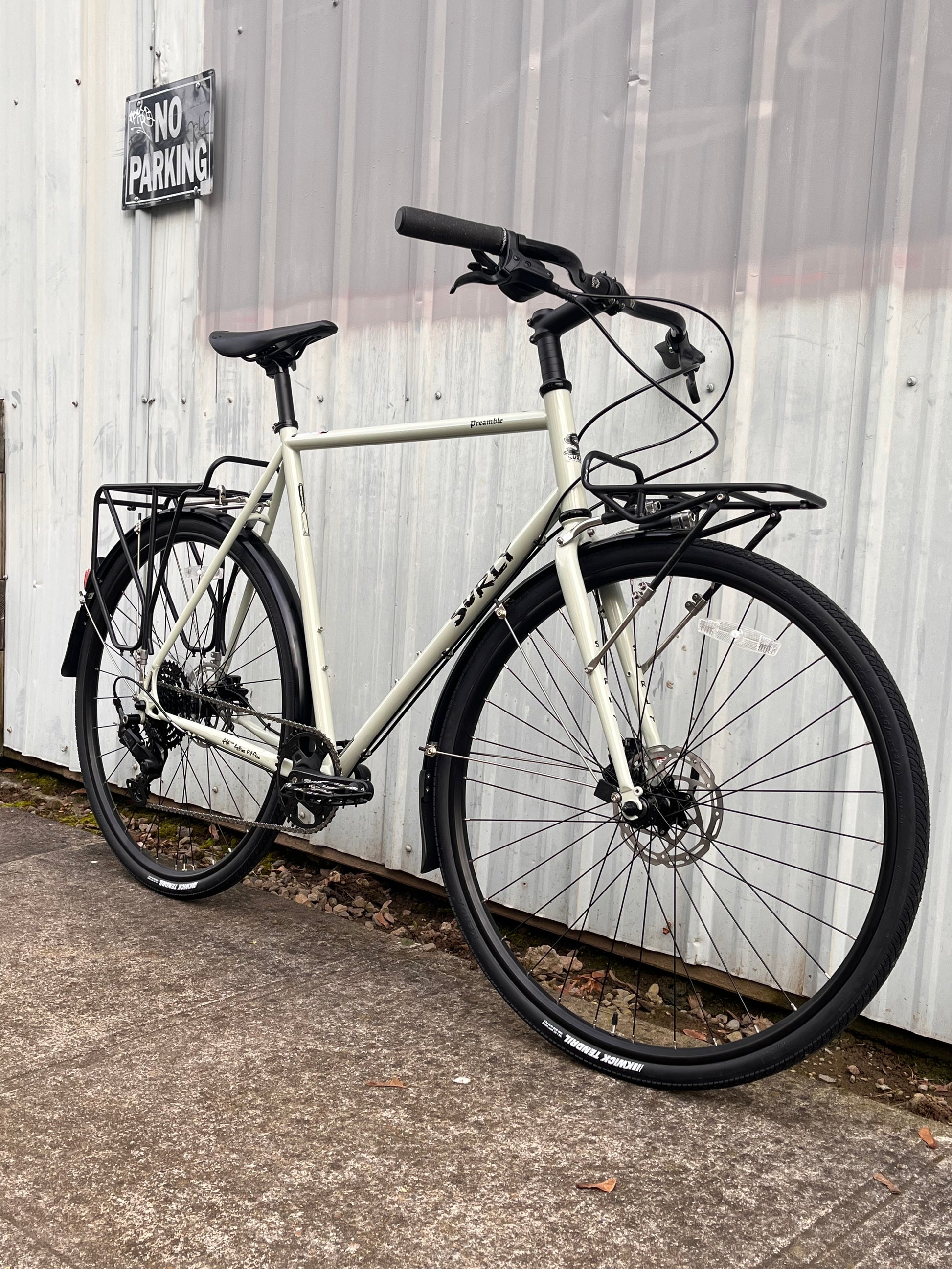 surly urban bike Surly Preamble Commuter Flatbar Hydro disc Bike Best Buds Green 2025 – TomCat Bikes