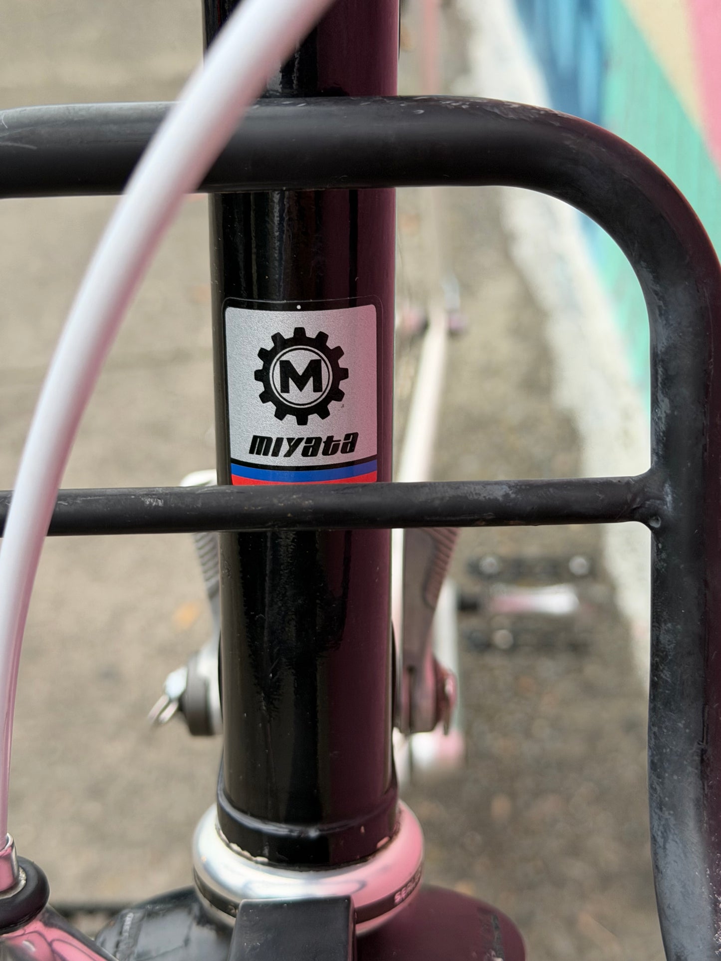 Miyata 912 vintage city bike porteur 59cm frame 700c wheels custom refurbished