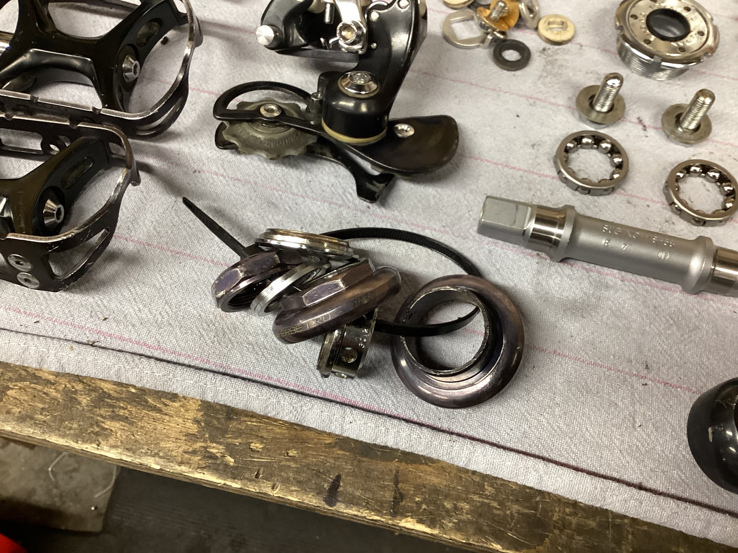 Suntour Superbe Pro group black lightning edition vintage rare!