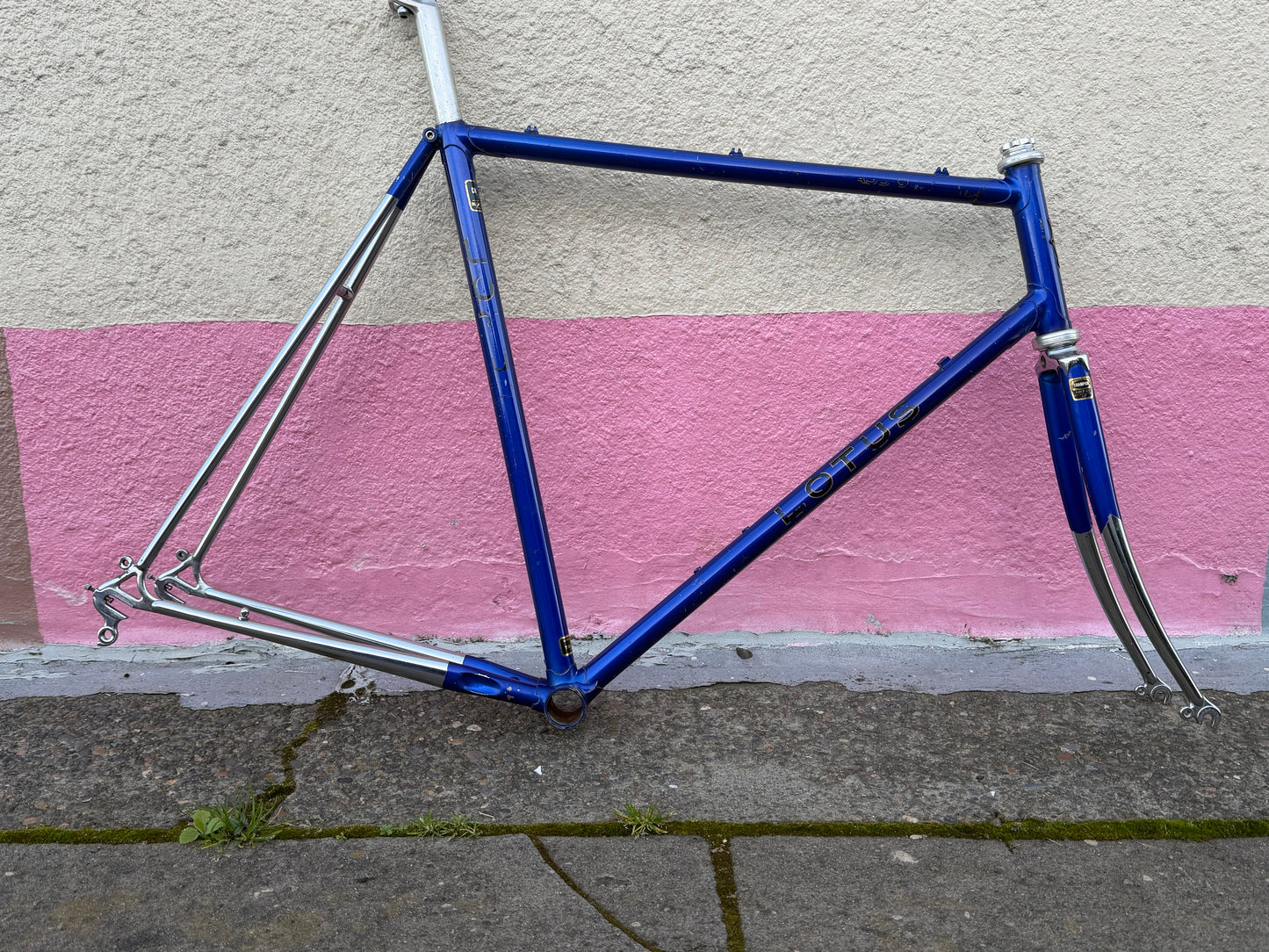 Lotus Classique road Bike frameset 57cm vintage 1984