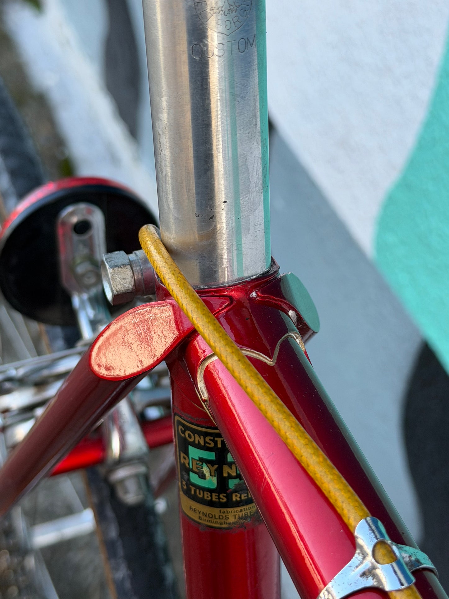 Motobecane Grand Jubilee road bike 57cm French Swiss custom refurbished