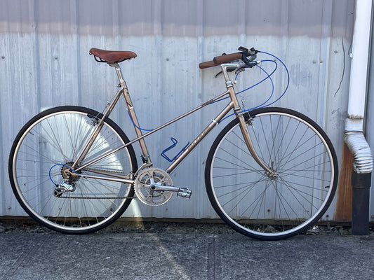 Miyata Two Ten mixte bike 57cm frame brooks saddle custom refurbished