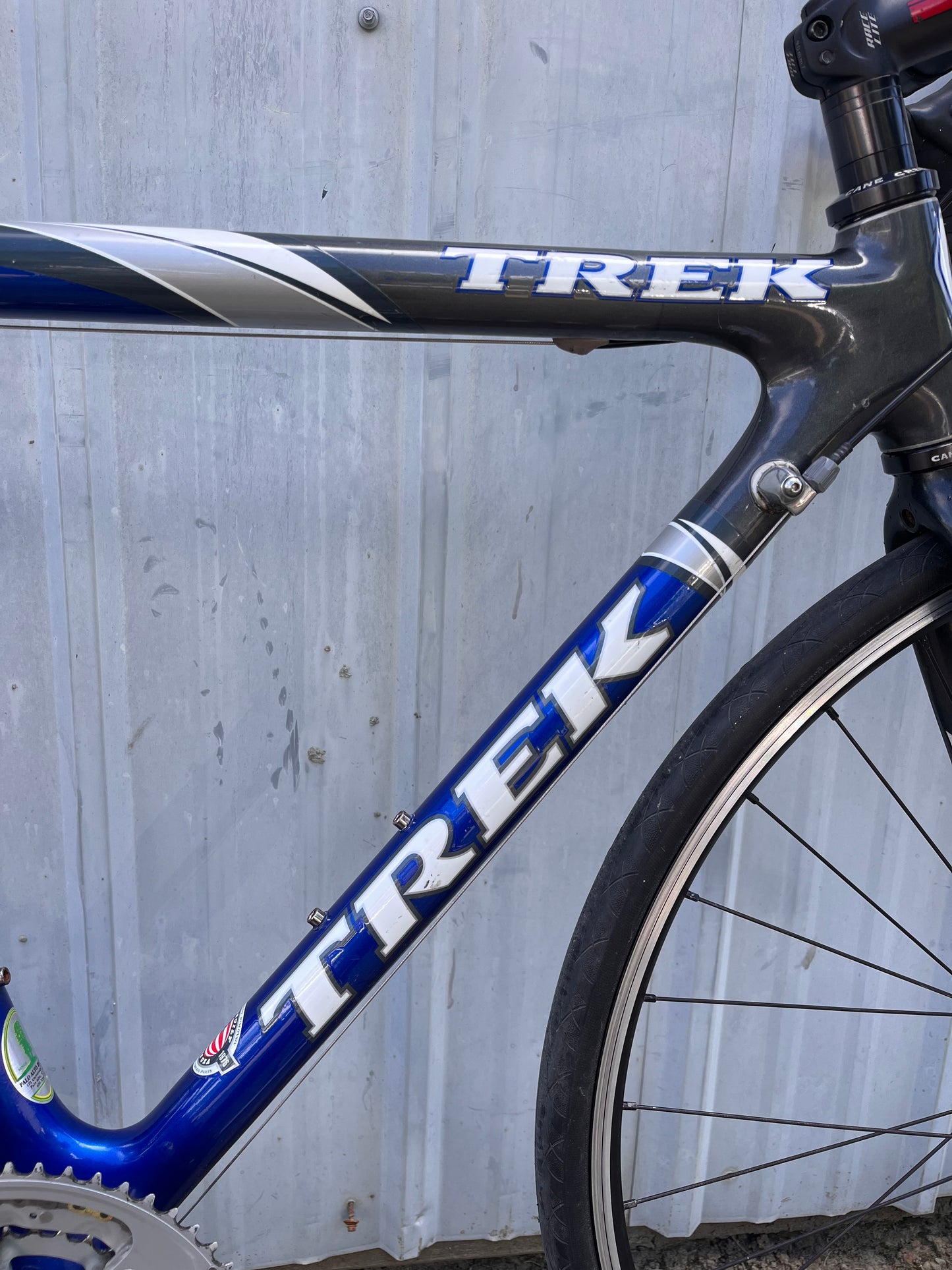 Trek OCLV 1200 carbon road bike Shimano Ultegra 3x9 w 700c wheels 54cm frame custom refurbished