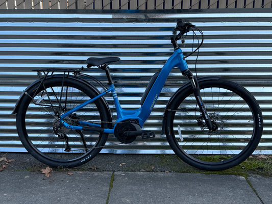 BATCH Bikes E-STEP-THRU Plus electric assist bicycle, Blue