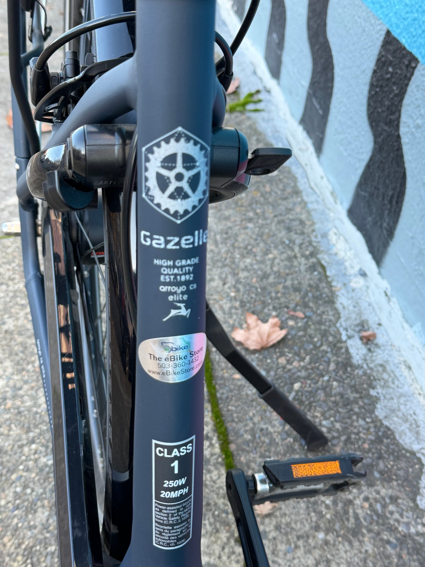 Gazelle Arroyo step thru ebike custom refurbished