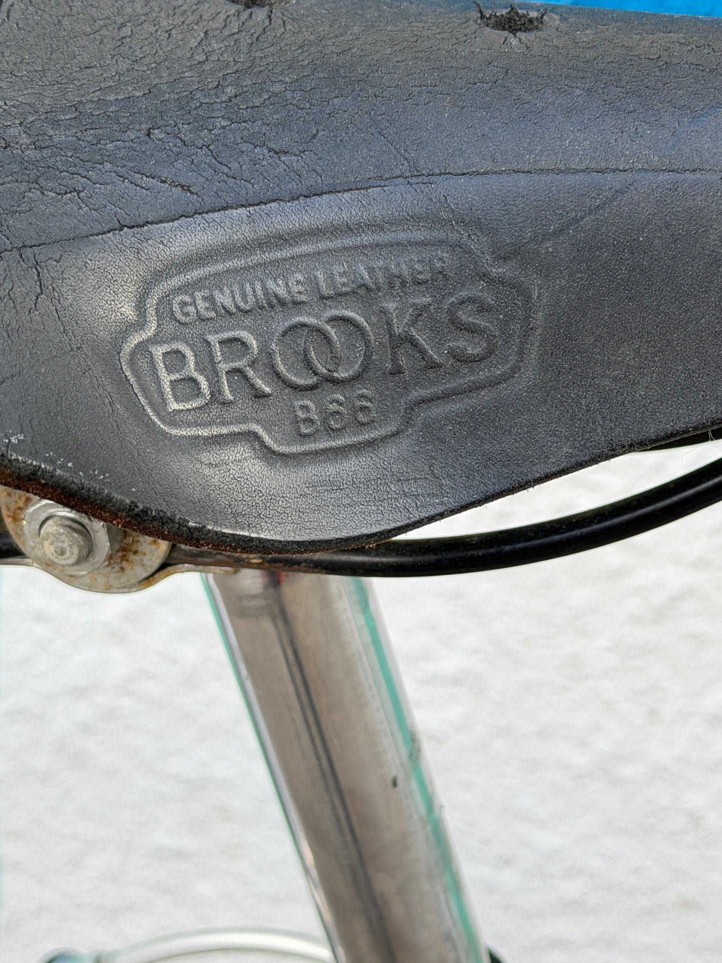 Bridgestone MB3 bike 700c wheels 19" step thru frame custom refurbished