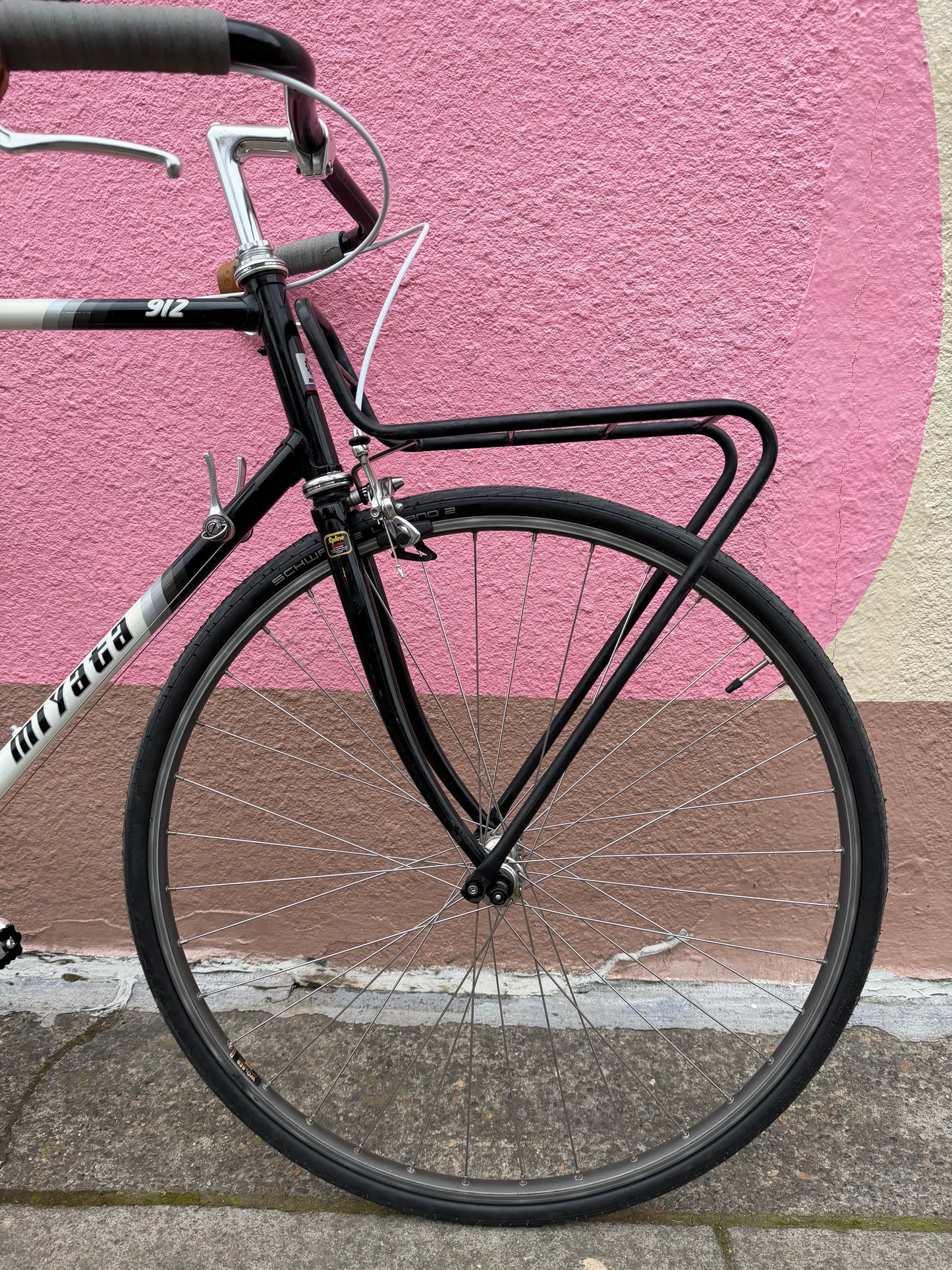 Miyata 912 vintage city bike porteur 59cm frame 700c wheels custom refurbished