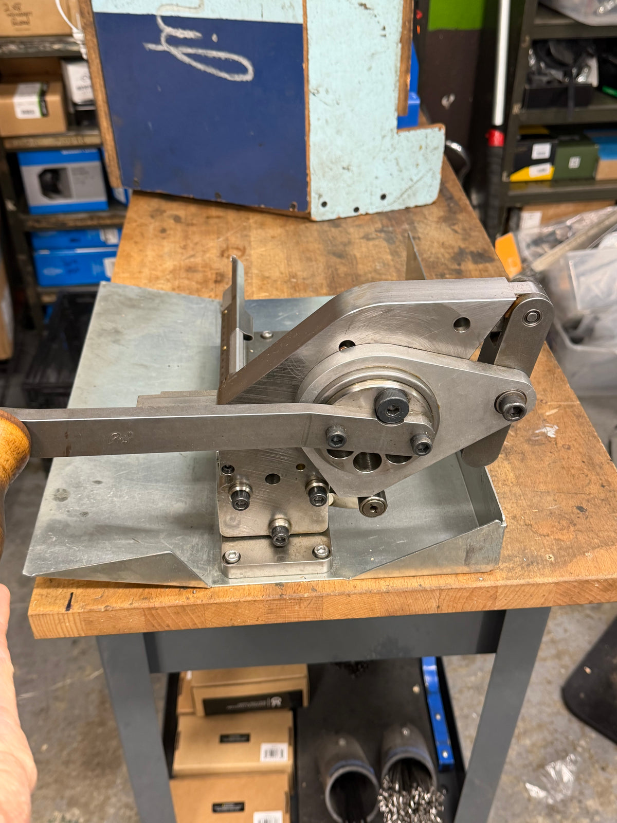 Phil Wood Spoke Cutting Machine custom refurbished