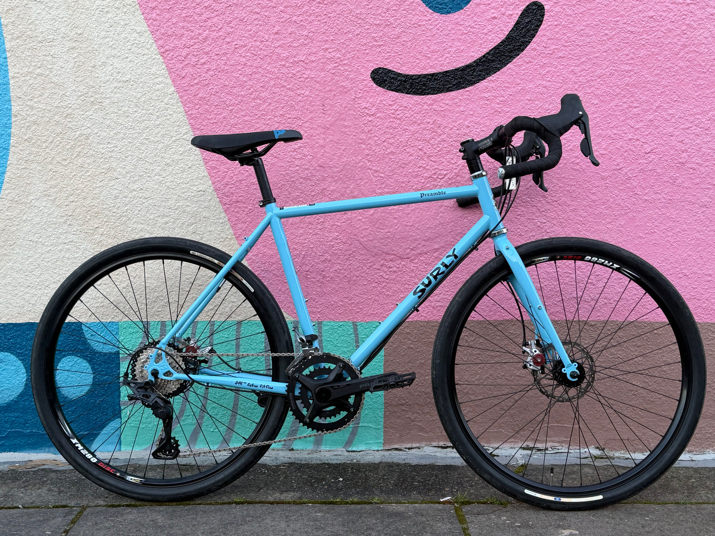 Surly Preamble Custom All-Road Bike Microshift Sword Praxis 2x10 Monkeyflower medium.