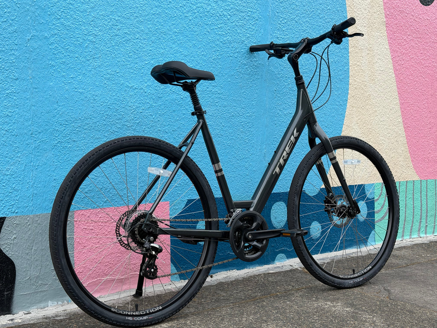 Trek Verve hybrid bike LARGE 700c wheels custom refurbished