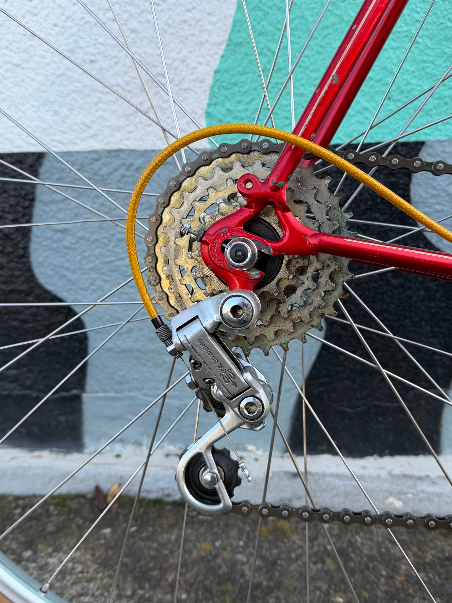 Motobecane Grand Jubilee road bike 57cm French Swiss custom refurbished