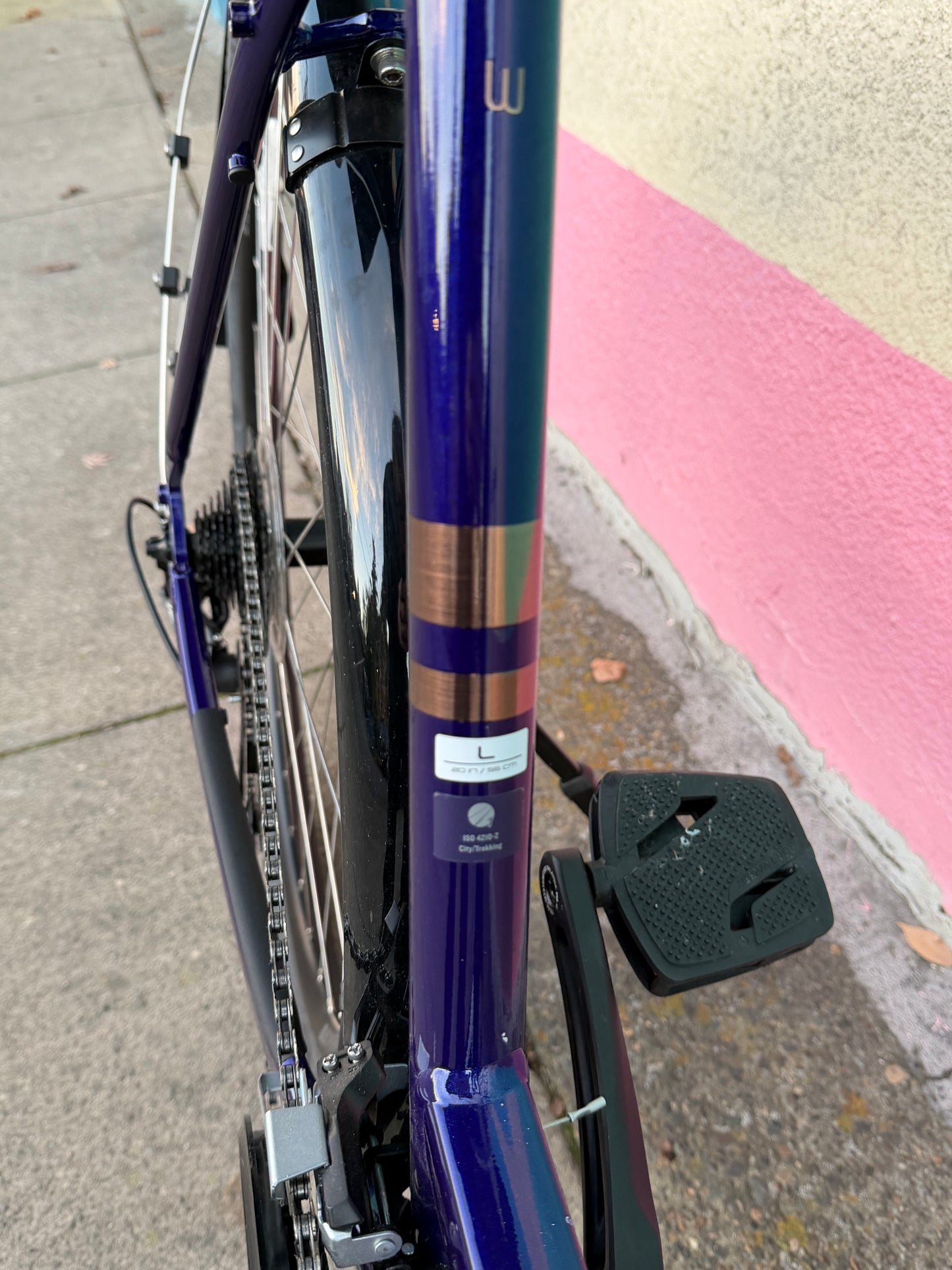 Trek verve step thru bike large custom refurbished