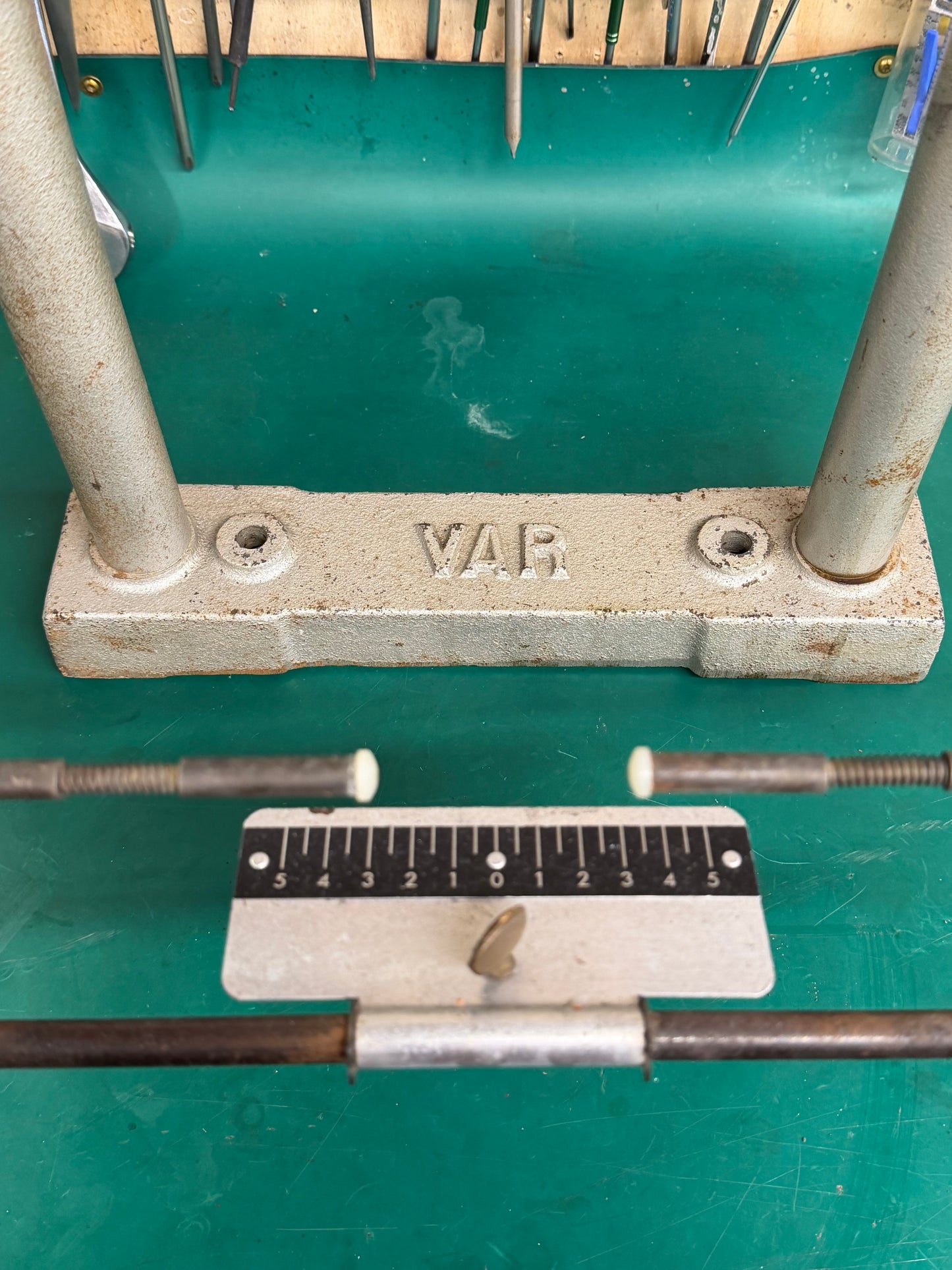 Var #74 wheel truing stand vintage wheel building tool motorcycle