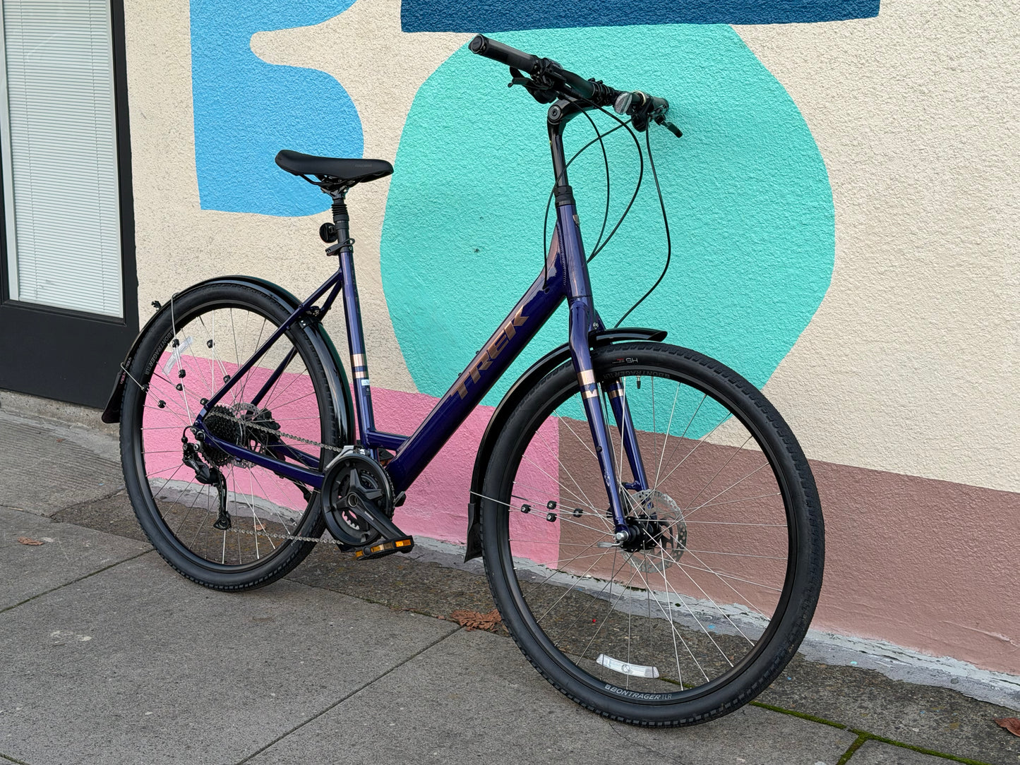 Trek verve step thru bike large custom refurbished