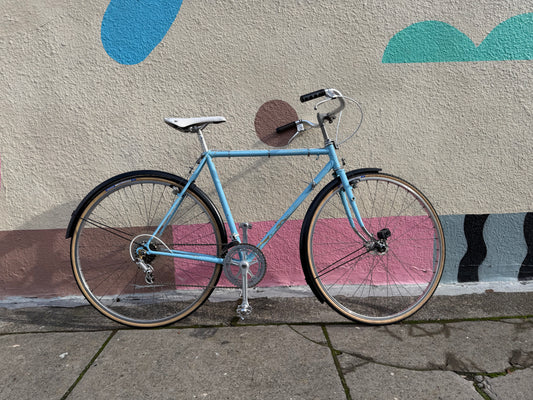 Carlton road bike vintage 60s 70s era, 55cm frame campag parts kintsugi custom refurbished