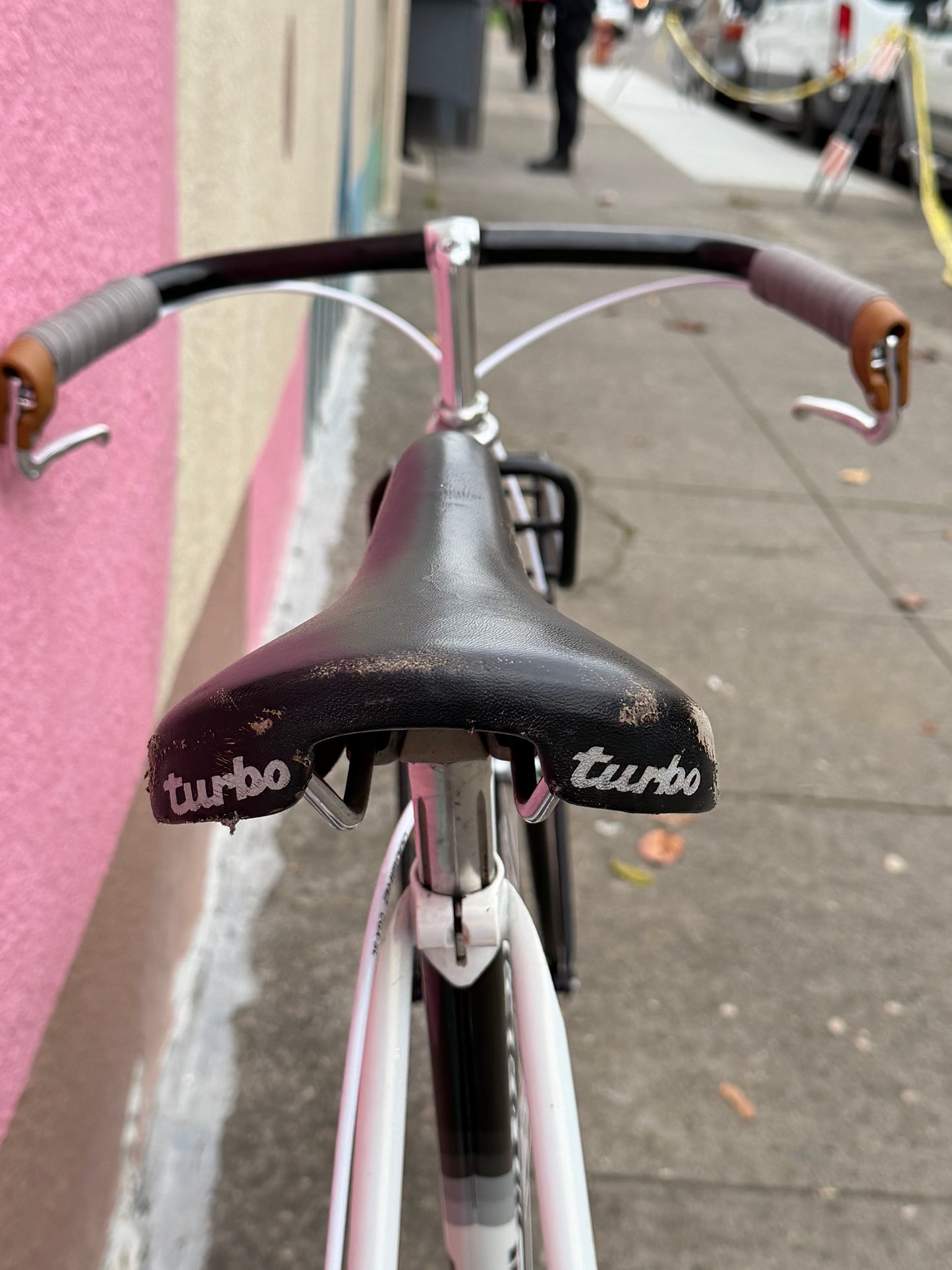 Miyata 912 vintage city bike porteur 59cm frame 700c wheels custom refurbished