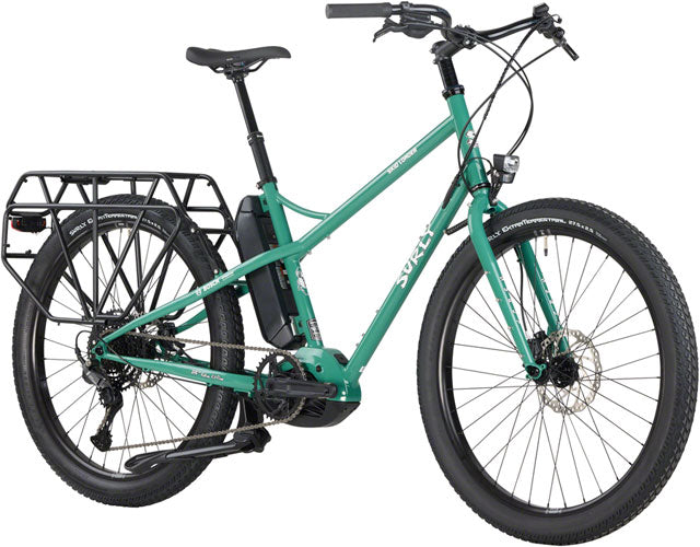 Surly Skidloader mid-tail Cargo e-bike Bosch equipped PCEF Portland Rides