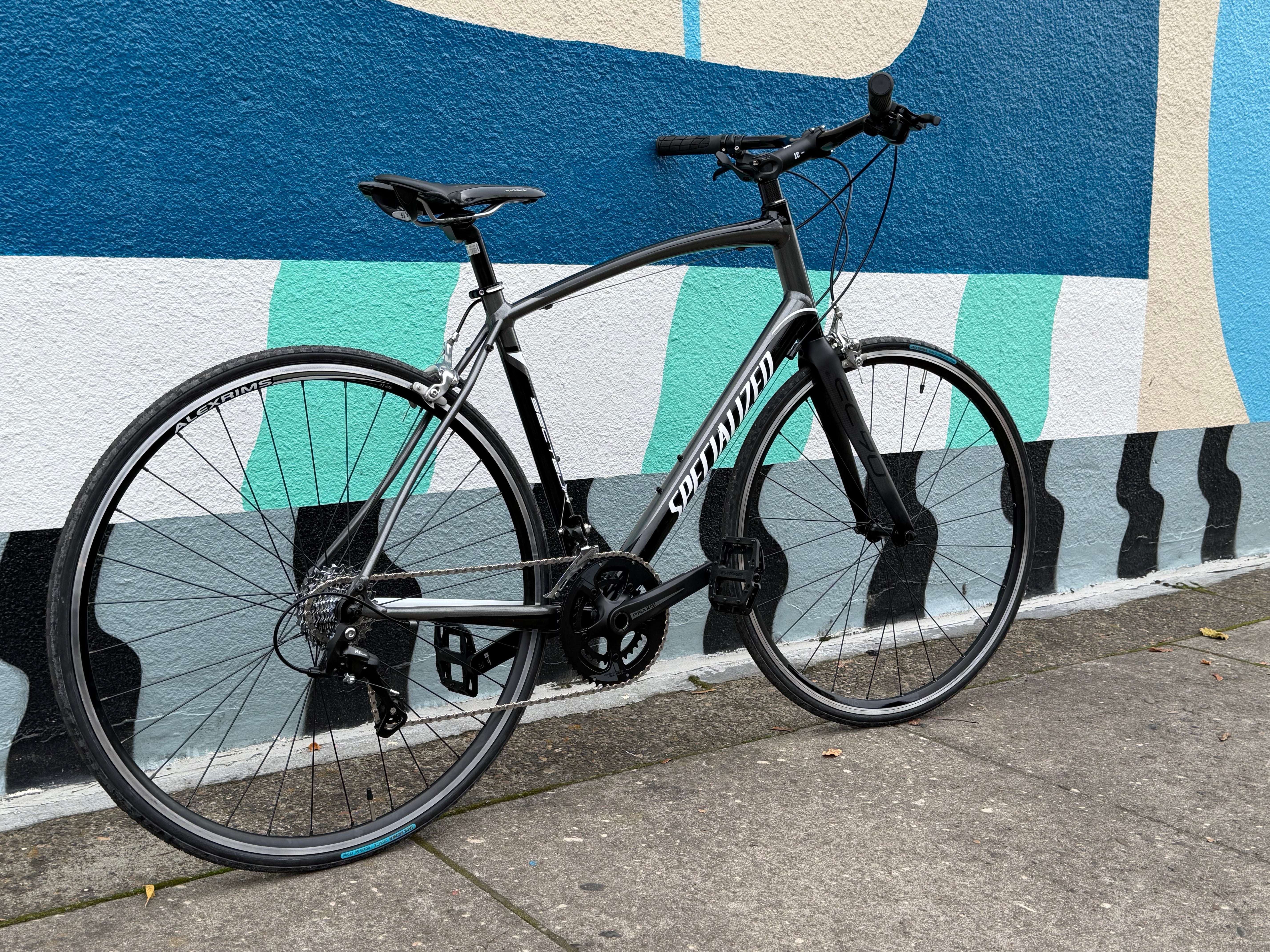 Specialized Secteur flatbar road bike 56cm large 700c custom