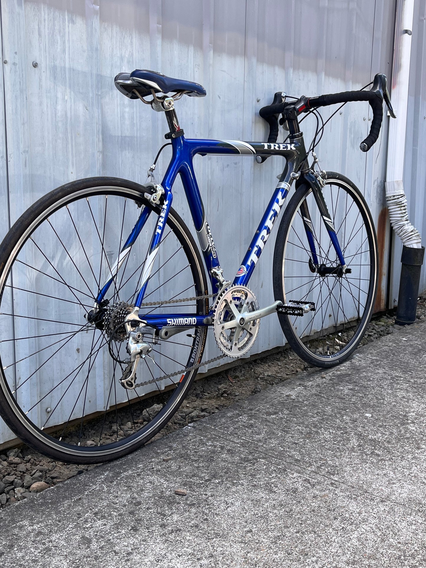 Trek OCLV 1200 carbon road bike Shimano Ultegra 3x9 w 700c wheels 54cm frame custom refurbished