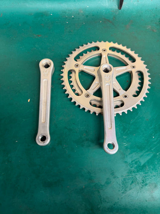 Sugino Mighty Competition crankset 144bcd crankset complete M14 french pedal thread