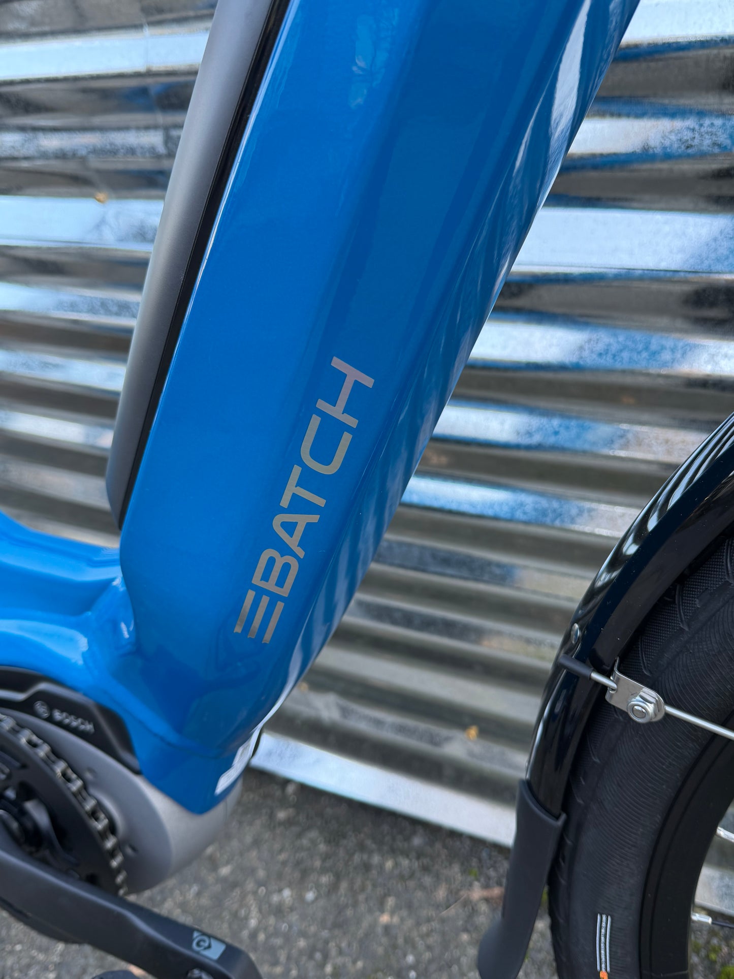 BATCH Bikes E-STEP-THRU Plus electric assist bicycle, Blue