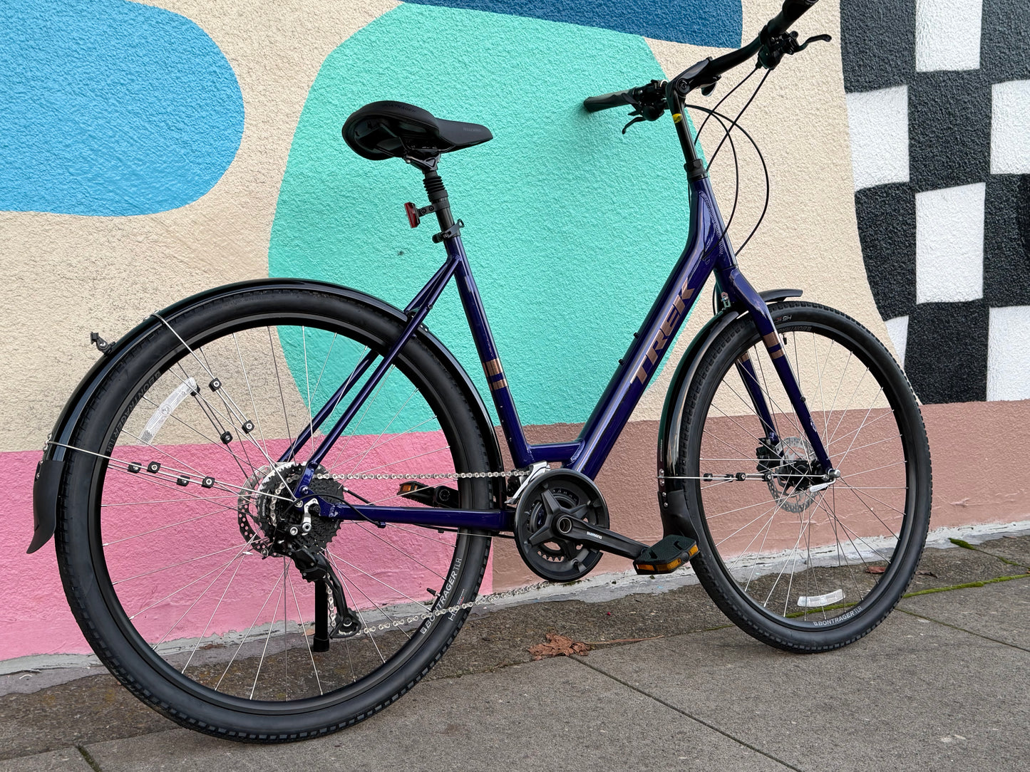 Trek verve step thru bike large custom refurbished