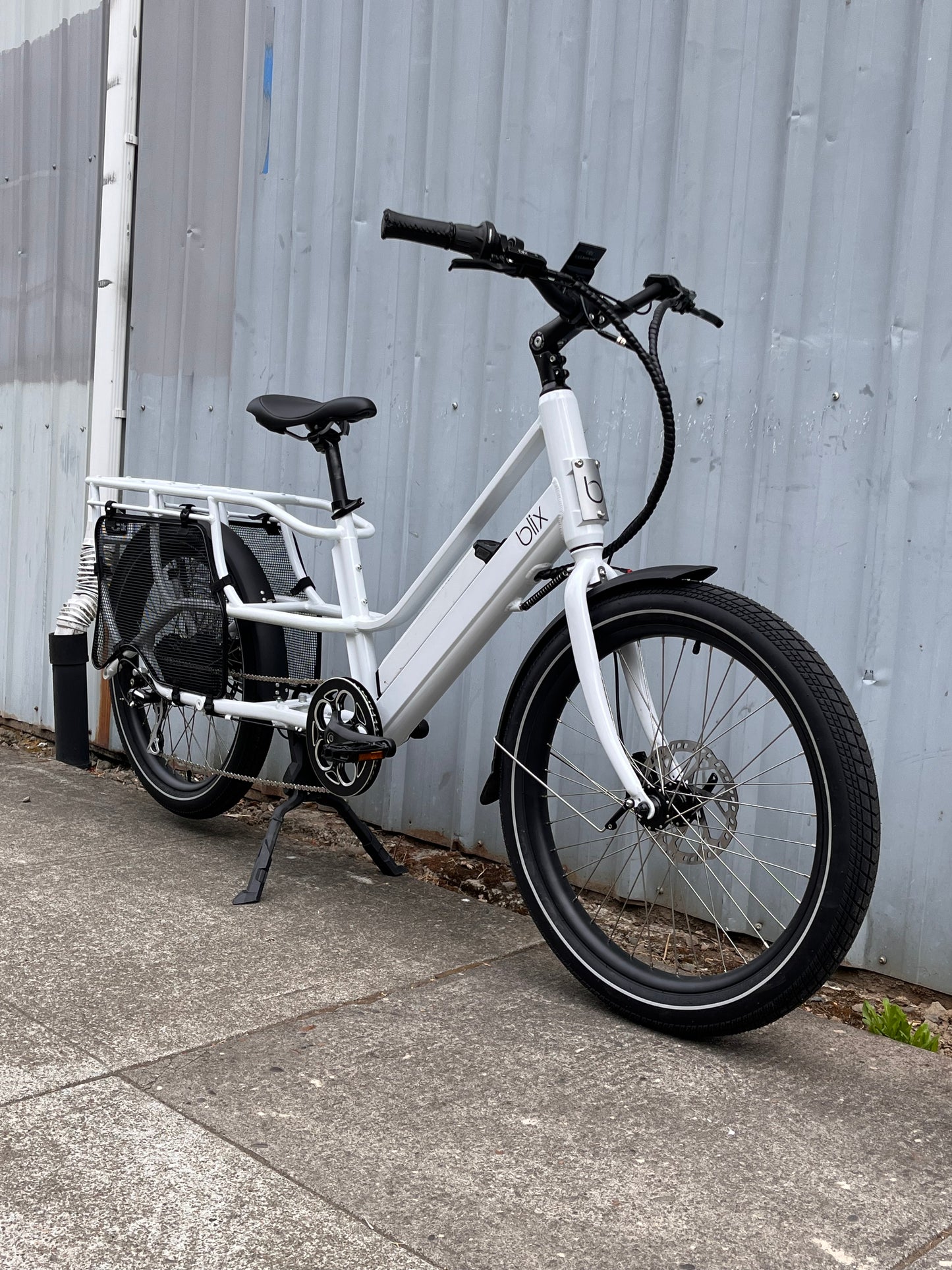 Blix Packa Genie cargo e-bike white, New