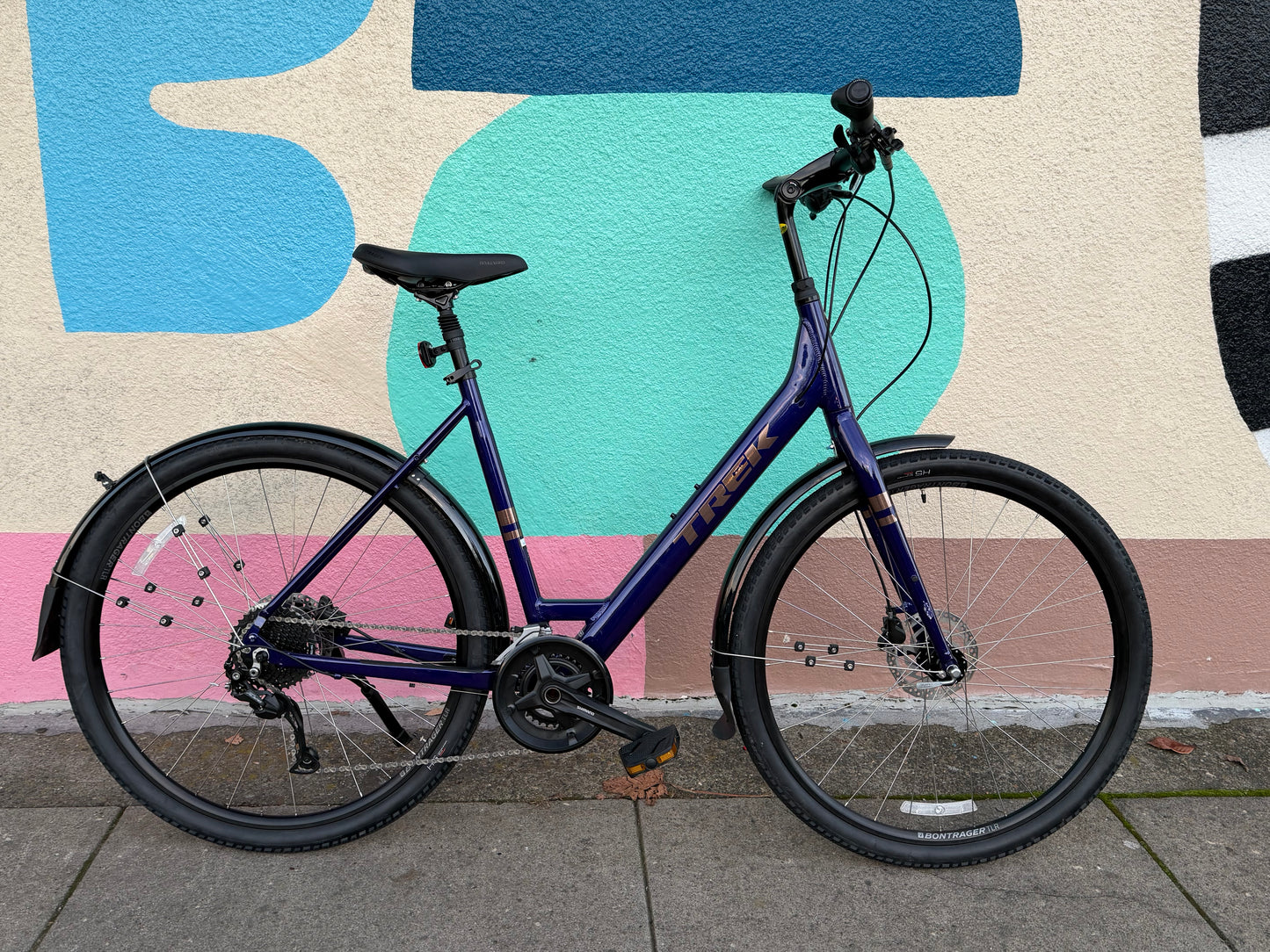 Trek verve step thru bike large custom refurbished