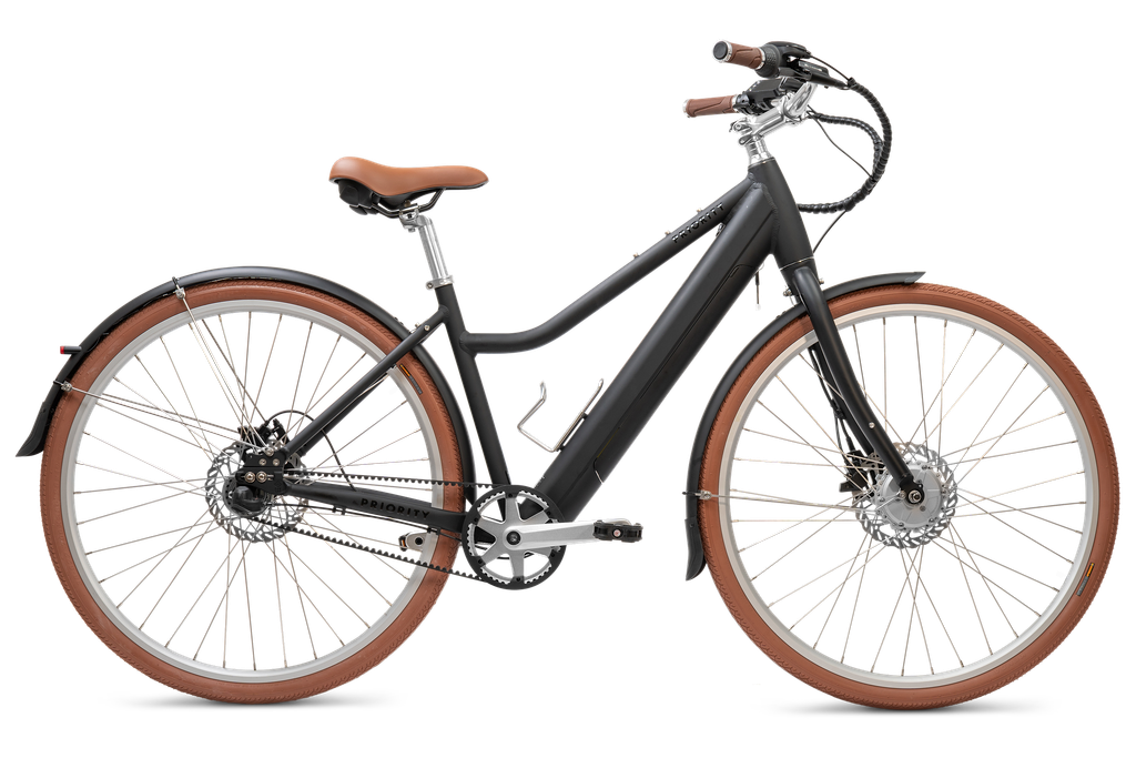 Priority Glide e-Bike Belt Drive 3 speed drivetrain Hydro disc brakes PCEF Portland RIDES