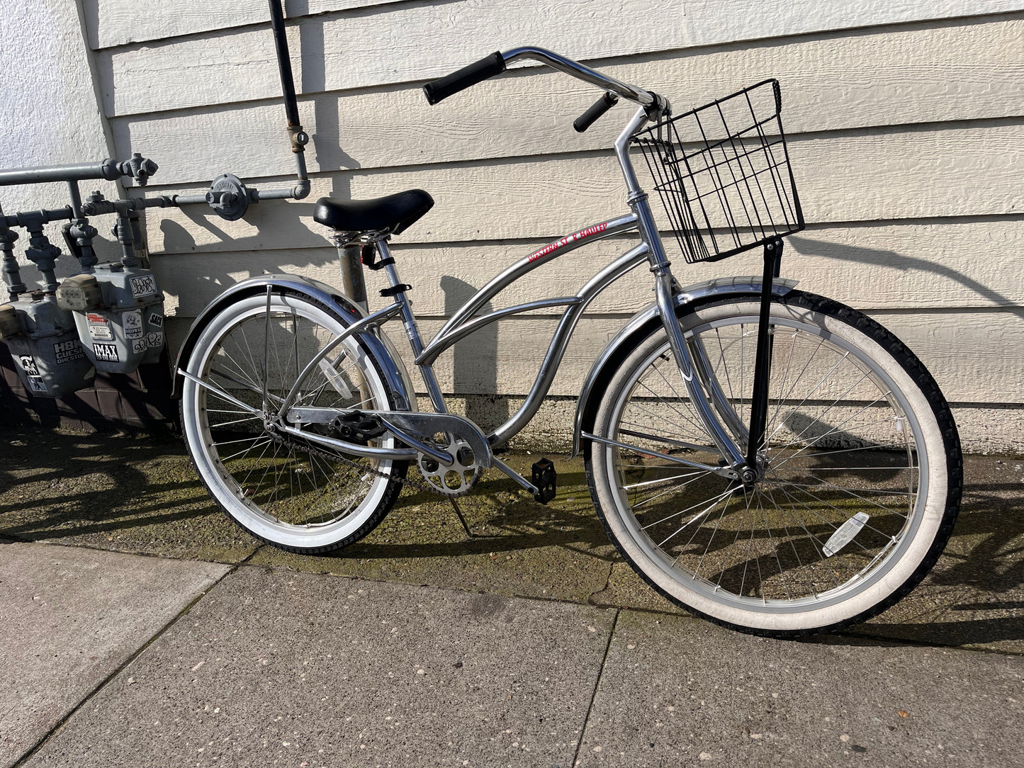 Cruiser coaster brake bike chrome plated classic refurbished