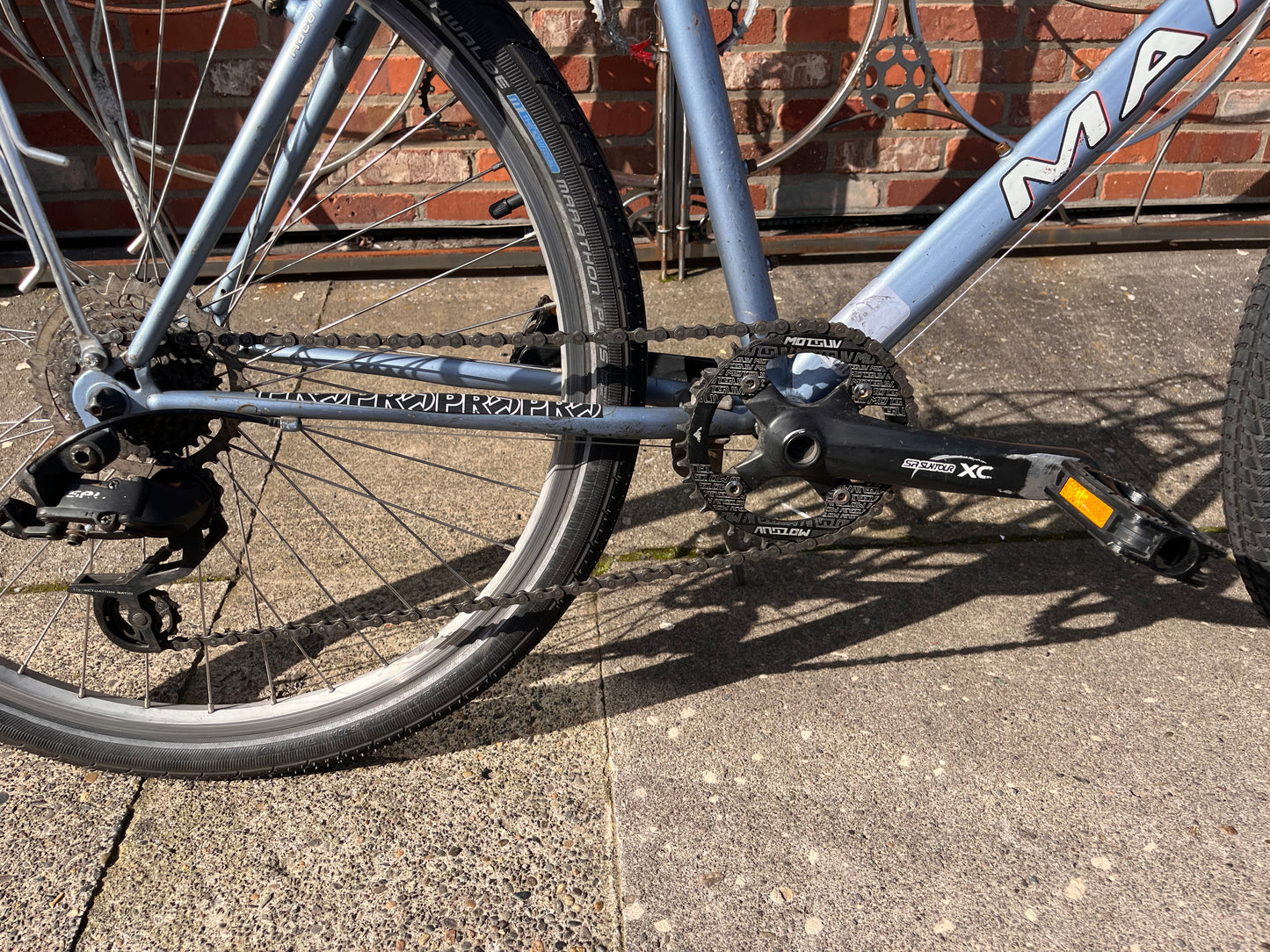Marin Bolinas Ridge bike 20” frame 1x8 speed custom refurbished.