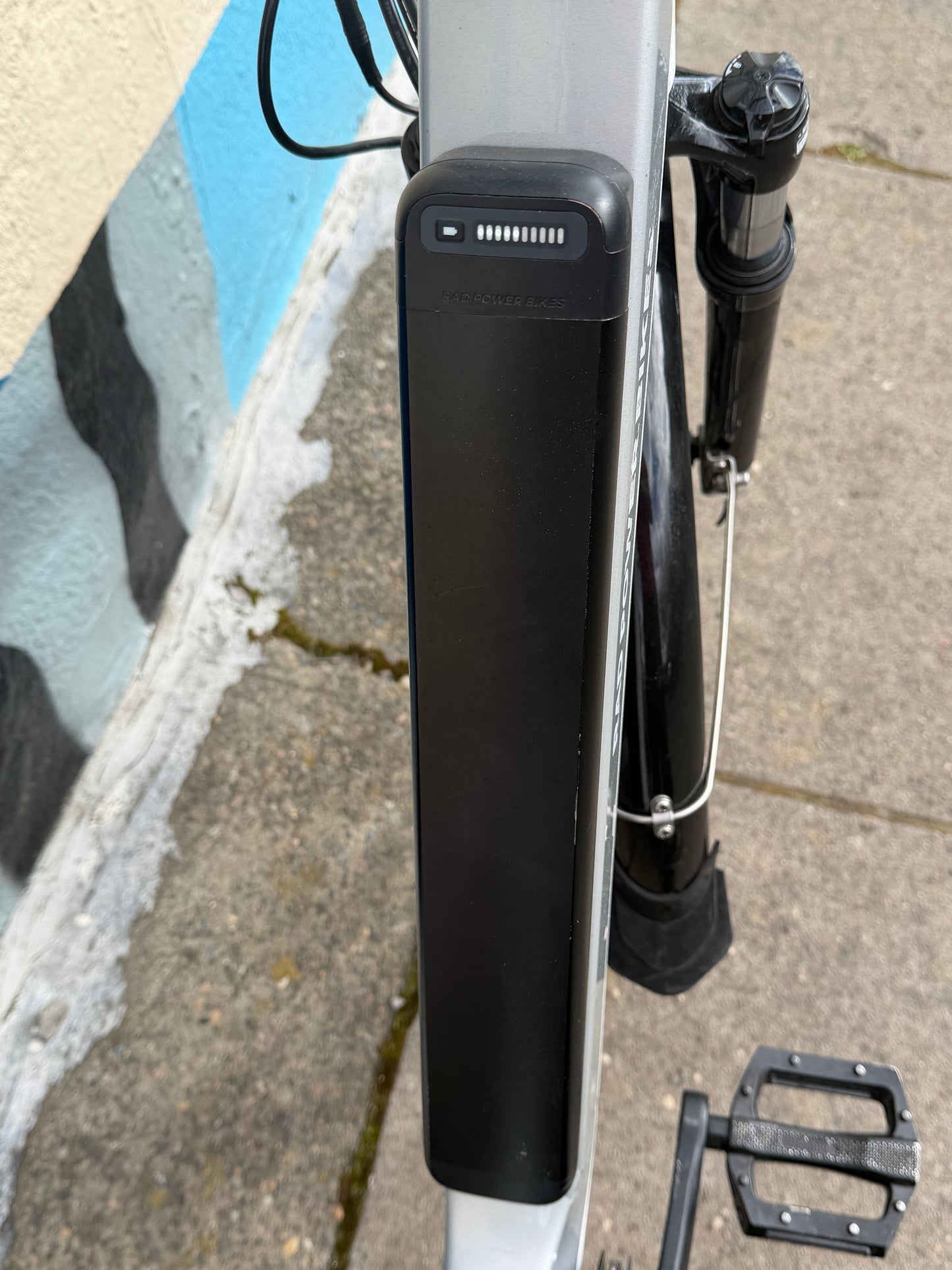 RadPower e-bike RadCity5 Low step thru White electric assist bicycle custom refurbished